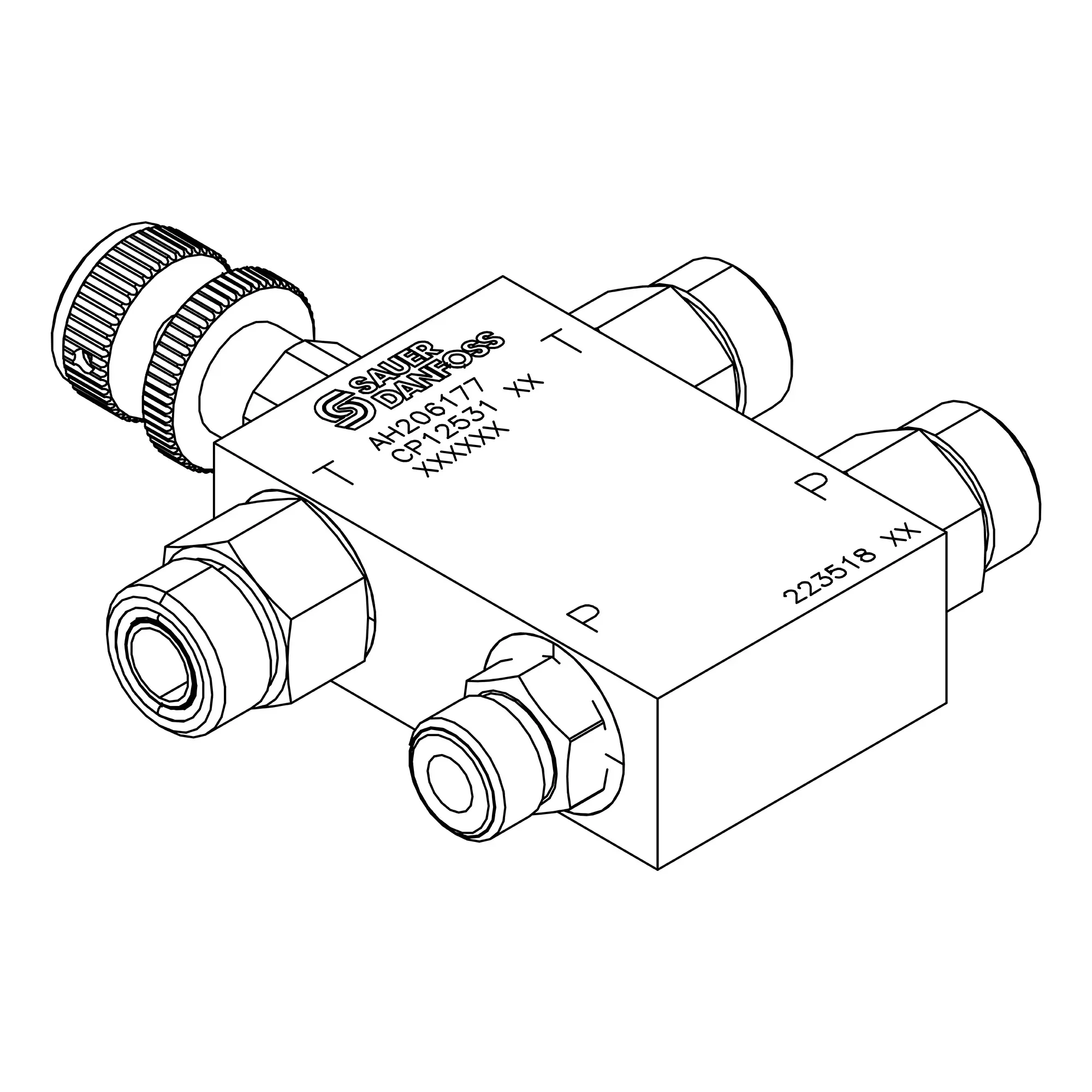 John Deere O-Rings and Fittings Pressure Relief Valve - AH206177