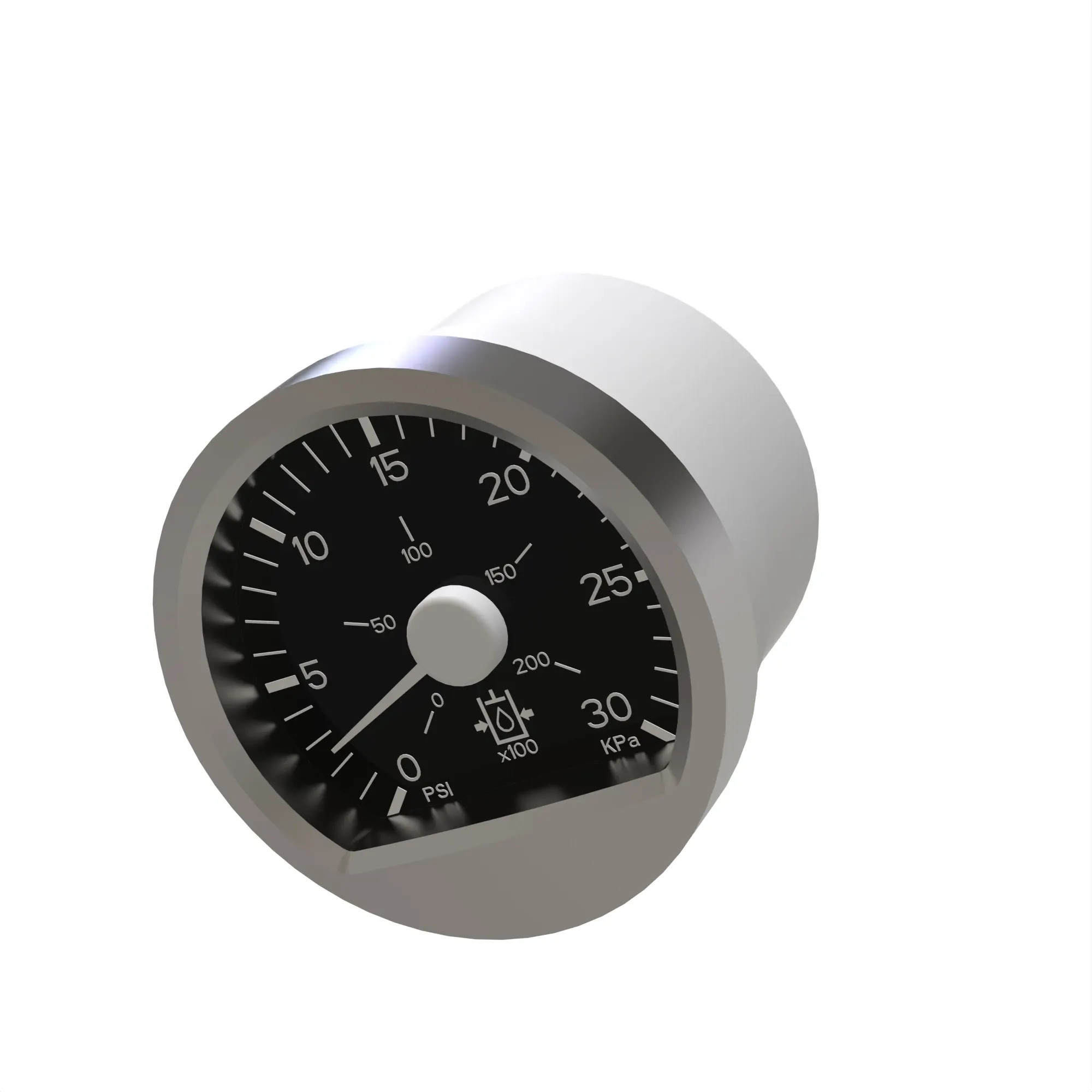 GAUGE-PRESSURE 0-3000PSI CAN