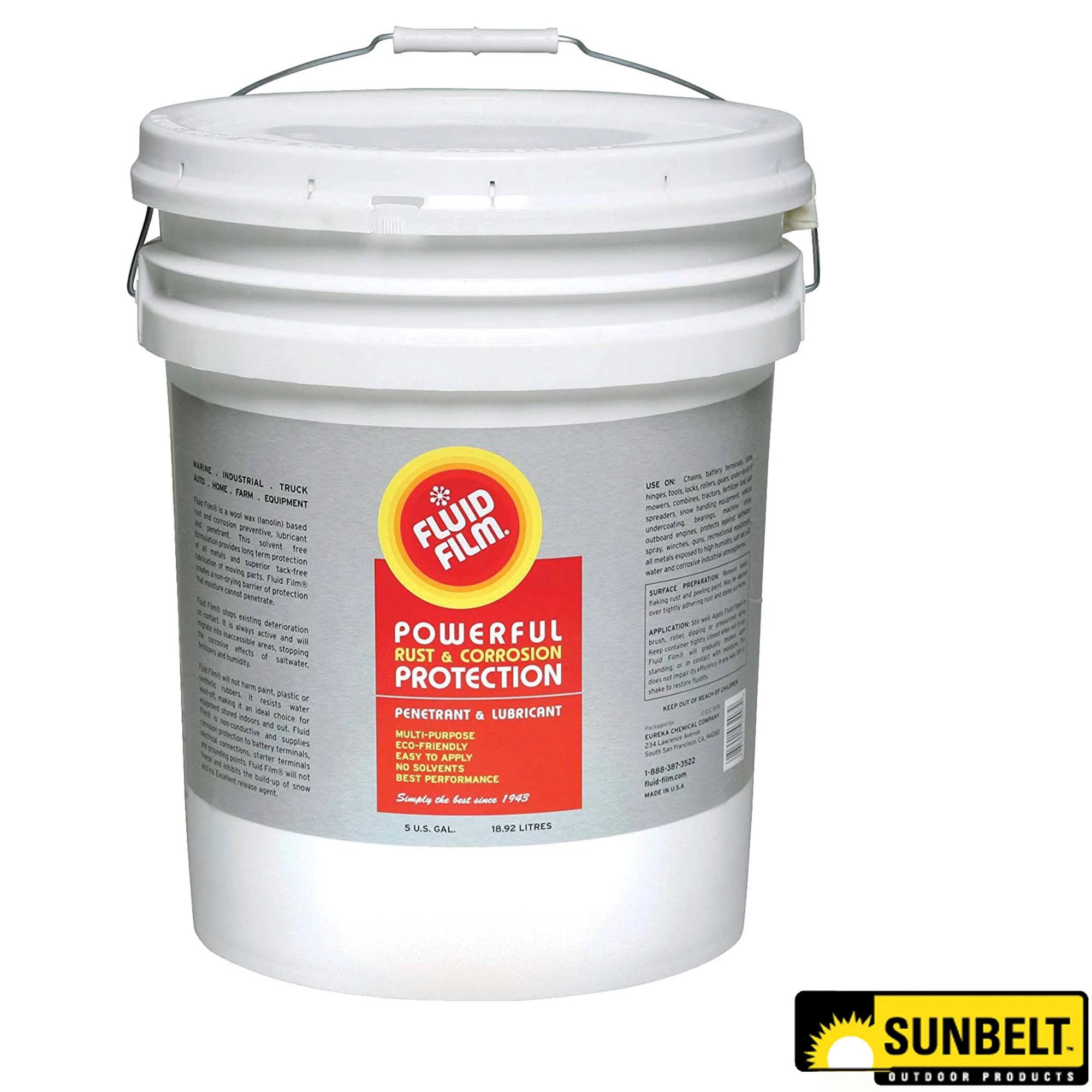 Sunbelt Fluid Film® Rust and Corrosion Prevention, 20 Liter (5.28 Gallon) - A-B1AC405