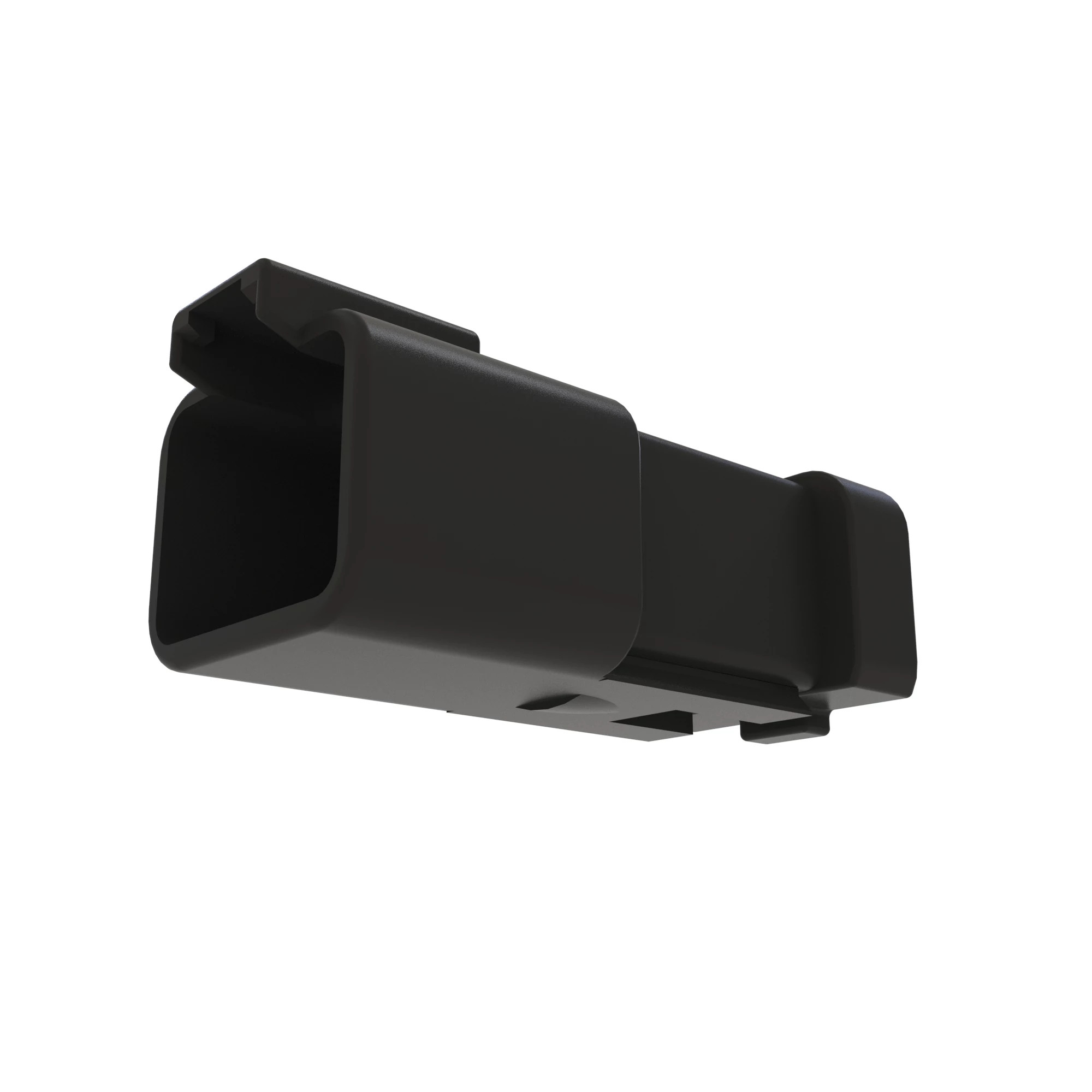 CONN DEUTSCH DT 4W FS BLK PLSTC