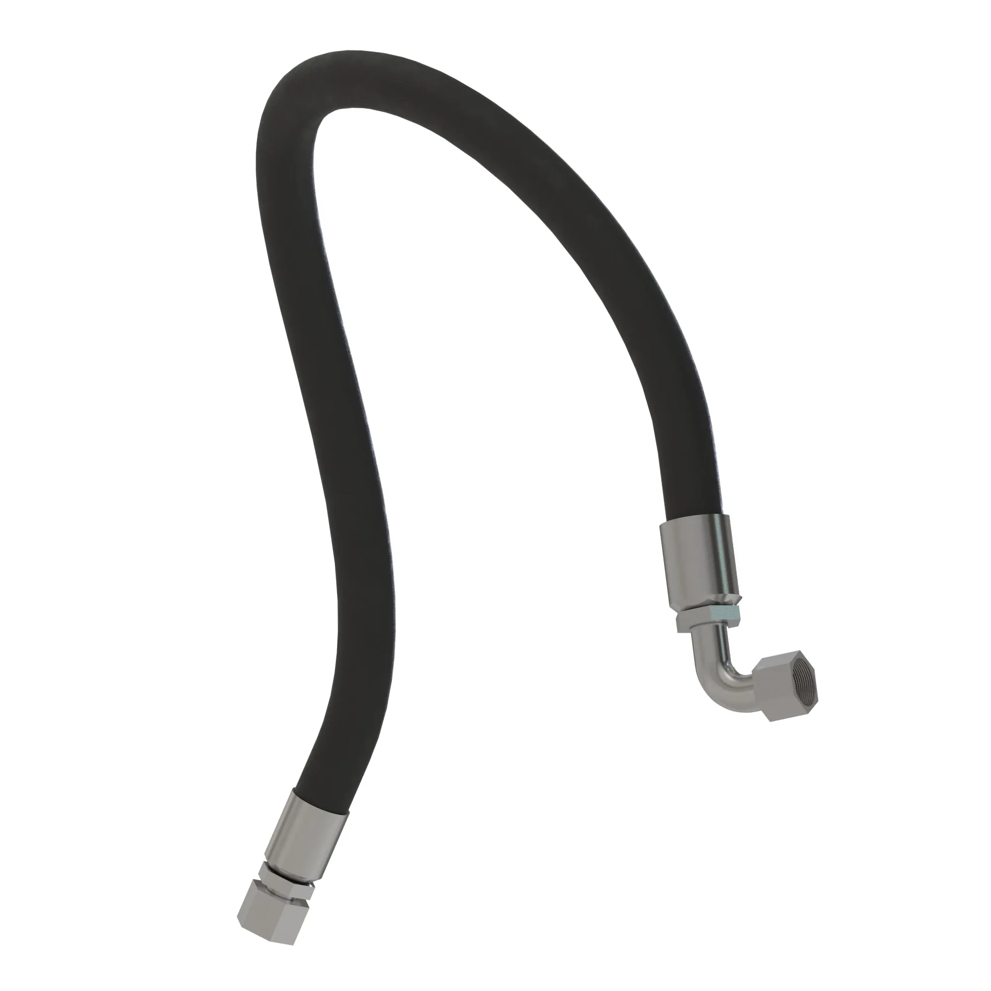 John Deere Elevator Relief Valve Hydraulic Hose - AXT22150