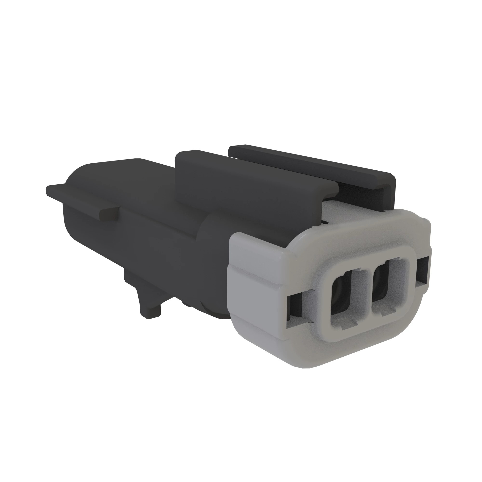 FCI APEX 2.8 2W MALE SLD BLK PLSTC