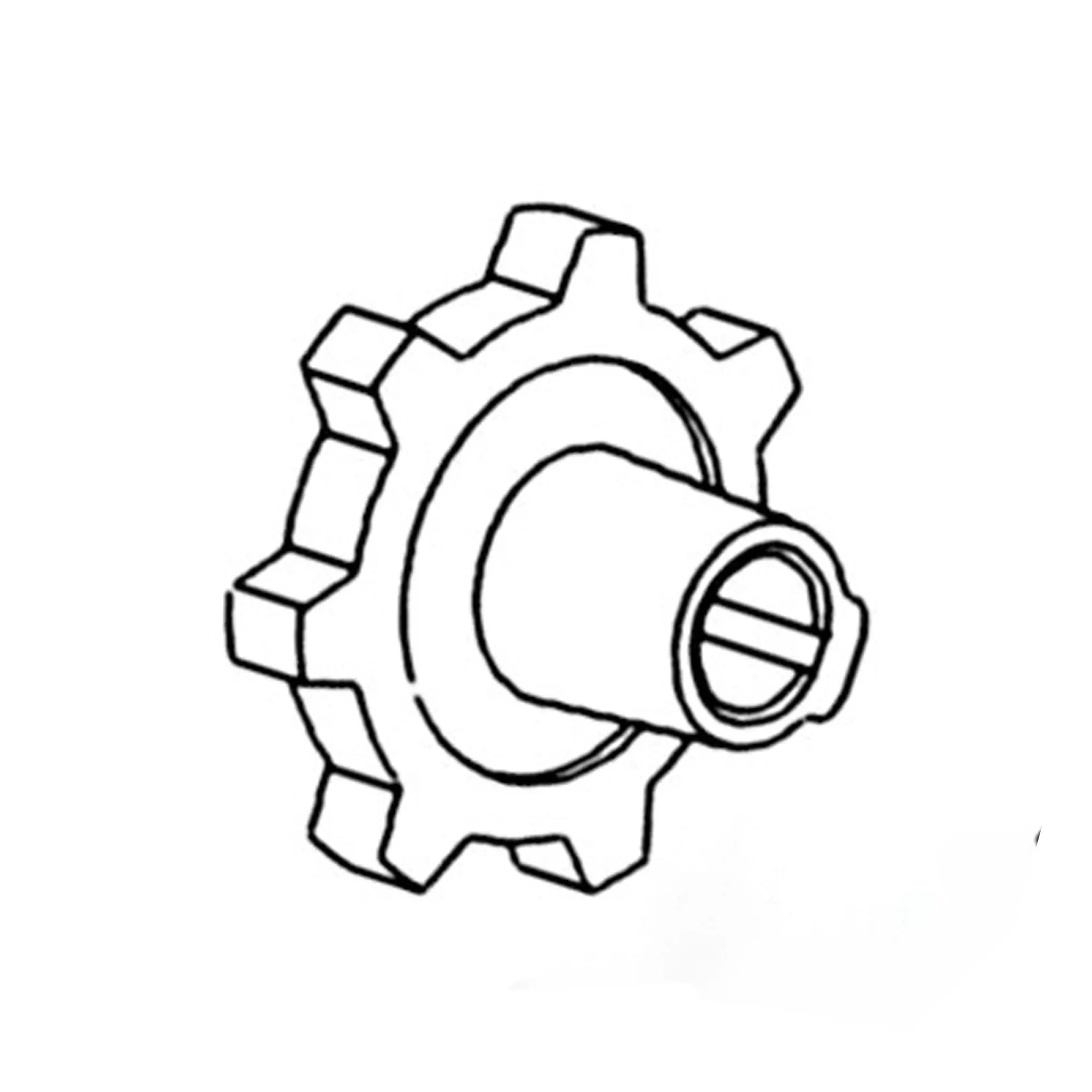 John Deere Return Grain Elevator Lower Chain Sprocket, 7 Teeth - H99472