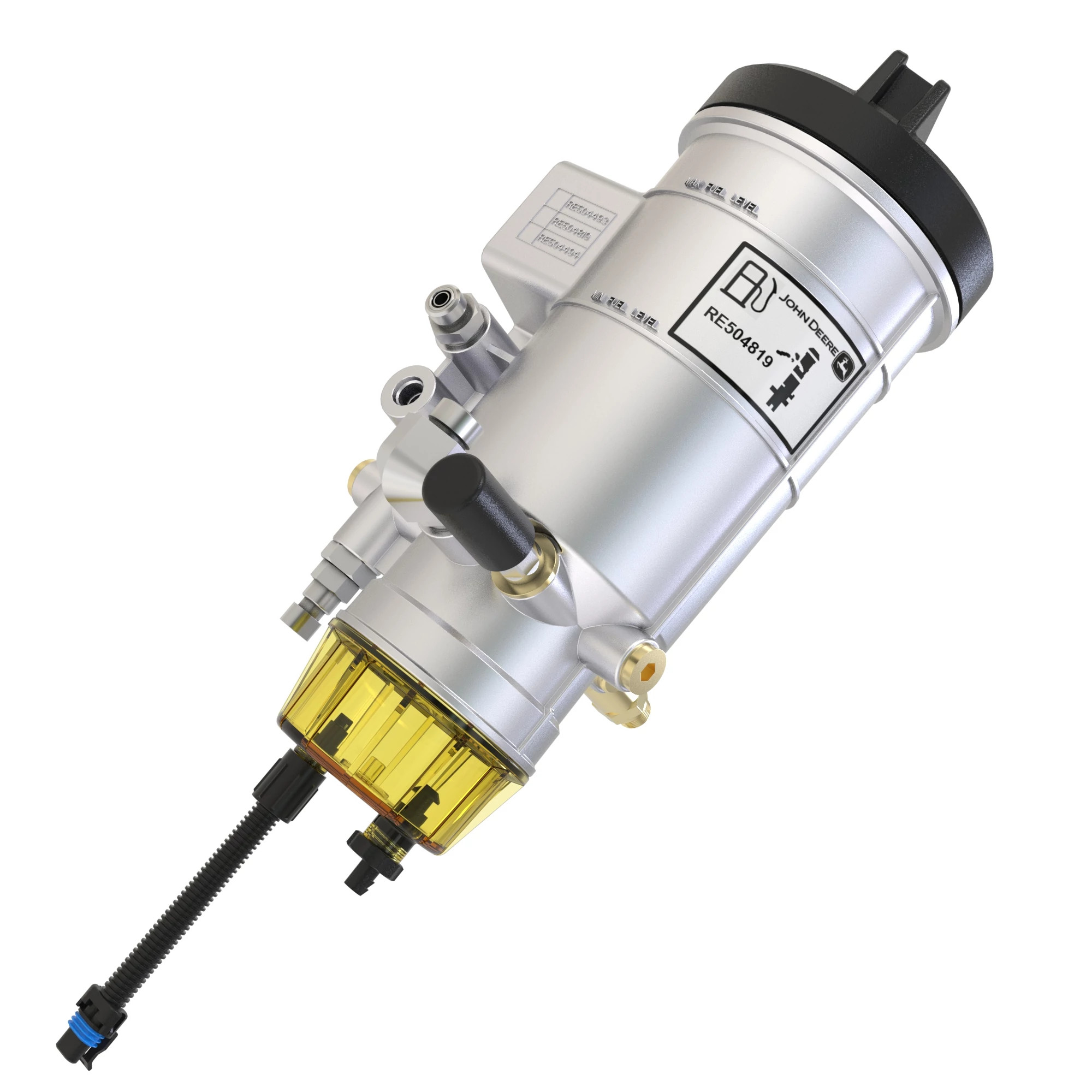 John Deere Fuel Filter Assembly with Water In Fuel Sensor - RE504819