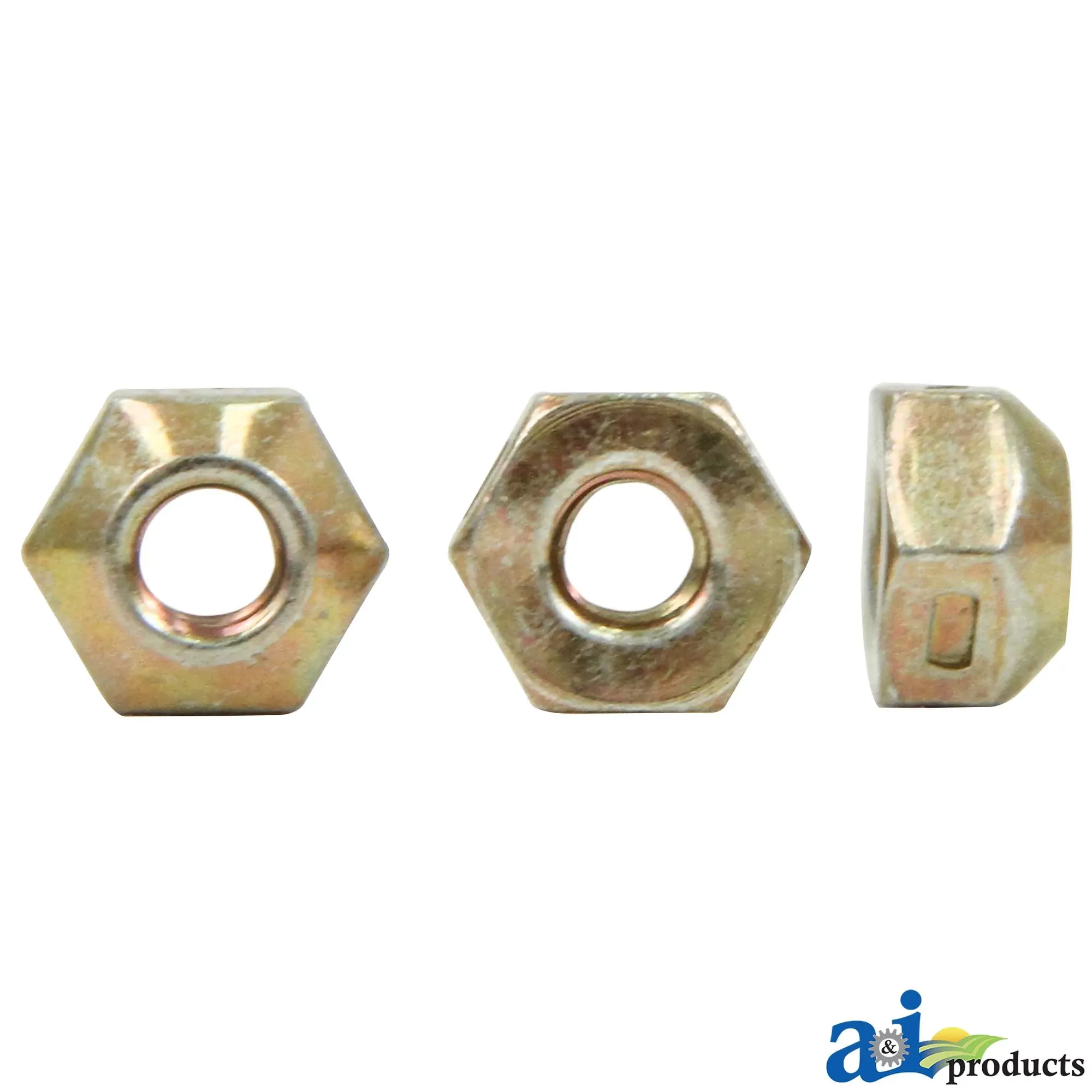 A&I Products Hexagonal Lock Nut, 5.486 mm (0.216") - A-H125892
