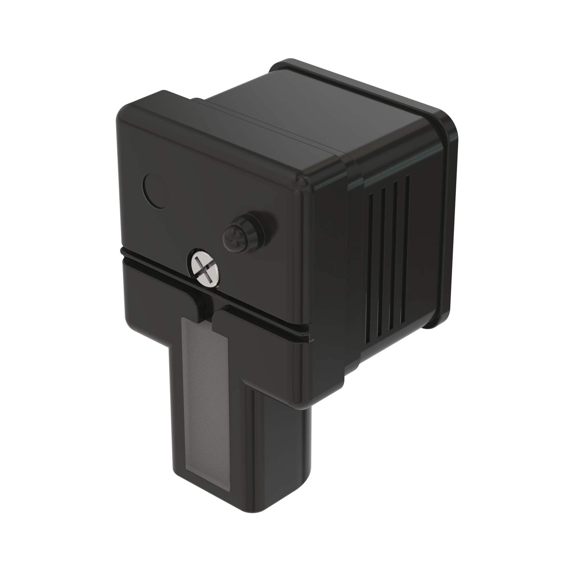 CONN MPM E451 2W FS BLK PLSTC