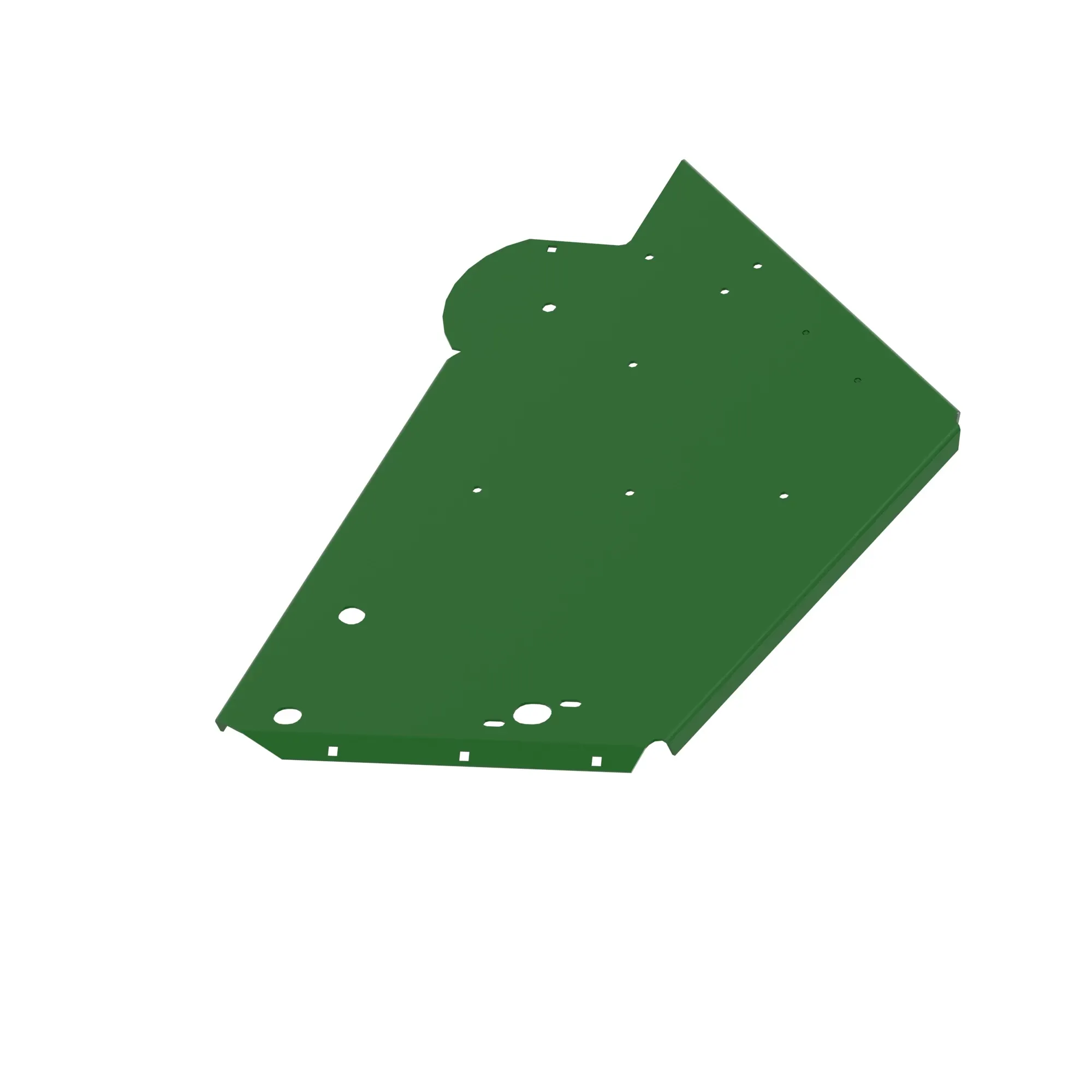 John Deere Left Side Straw Chopper Sheet - AH149959