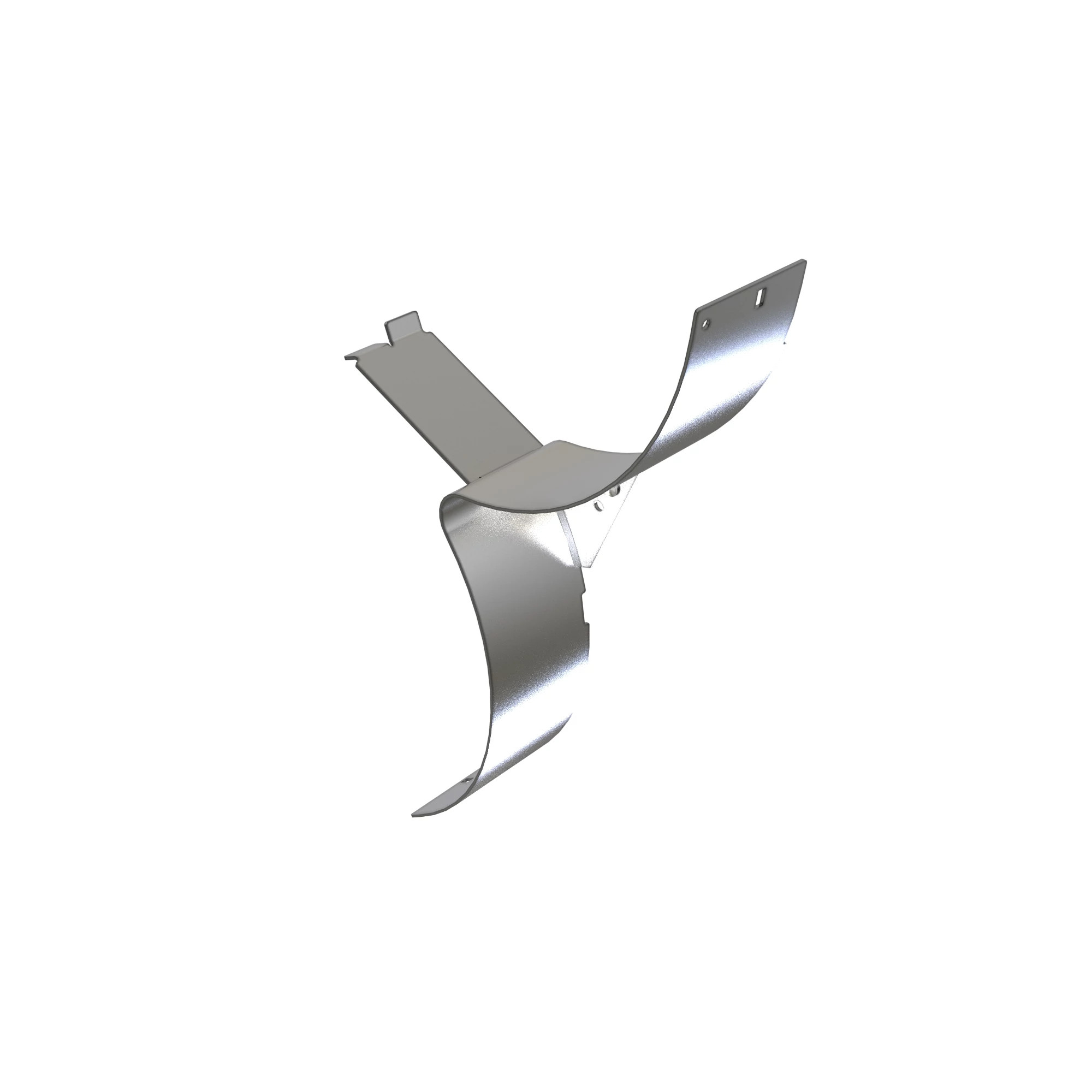 DEFLECTOR, TRIM SIDE BAFFLE