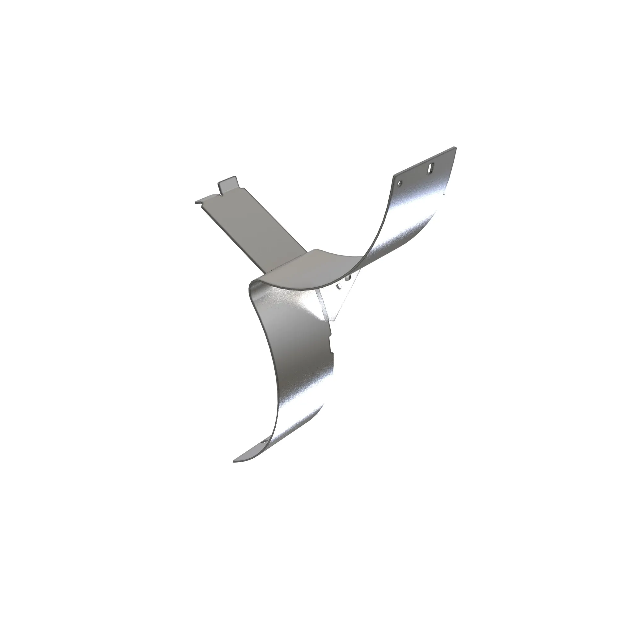 DEFLECTOR, TRIM SIDE BAFFLE