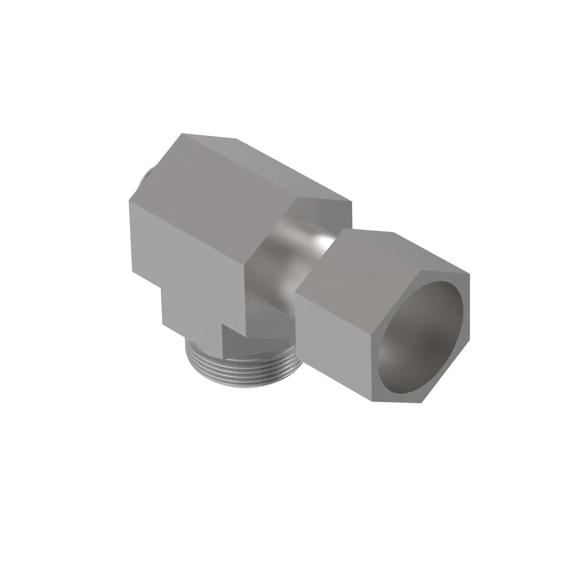 John Deere Swivel Run Tee Fitting - 38H1446