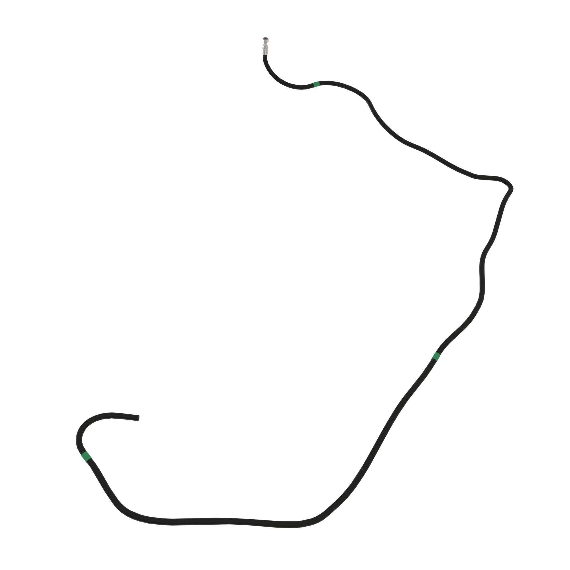 John Deere Fuel Line, Fuel Cooler to Fuel Tank - AXE44589