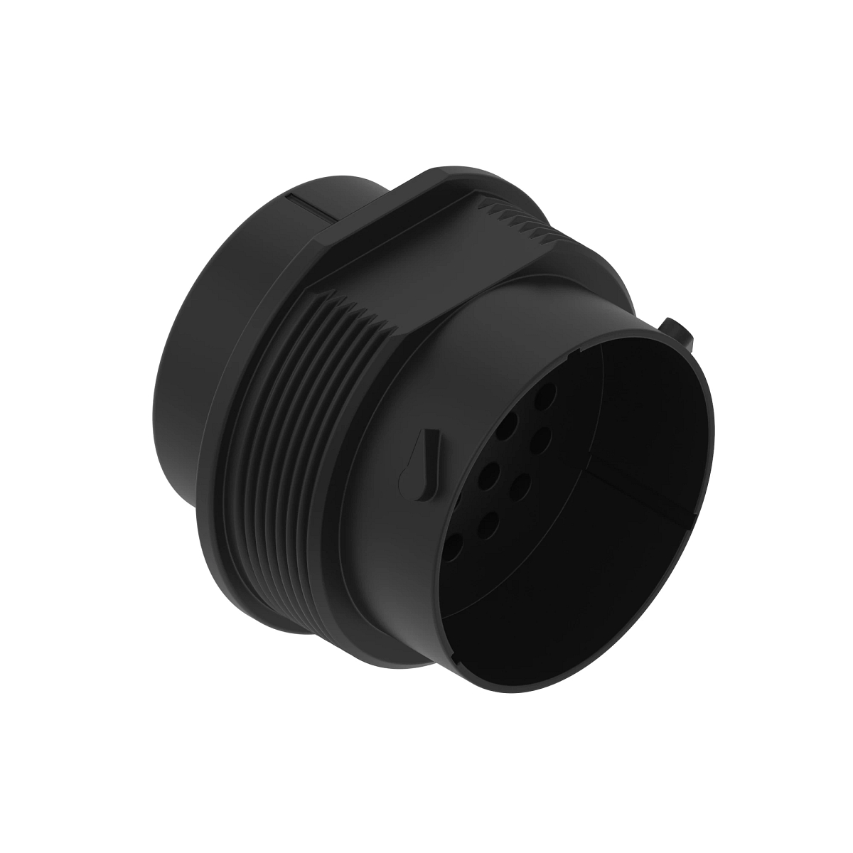 CONN DEUTSCH HDP20 18W FS BLK PLSTC