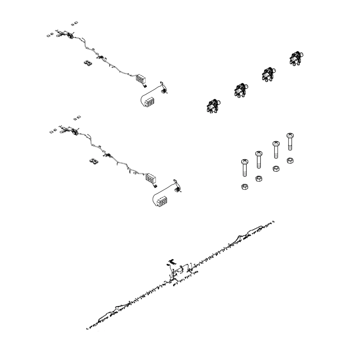 Nozzle Kit, 100' X 15" Steel Boom E