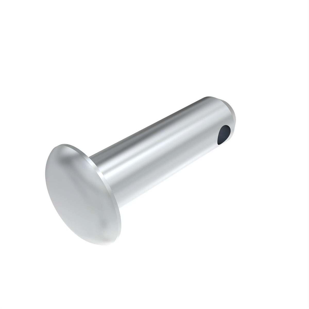 PIN FASTENER, RIVET, DRILLED FE/ZN