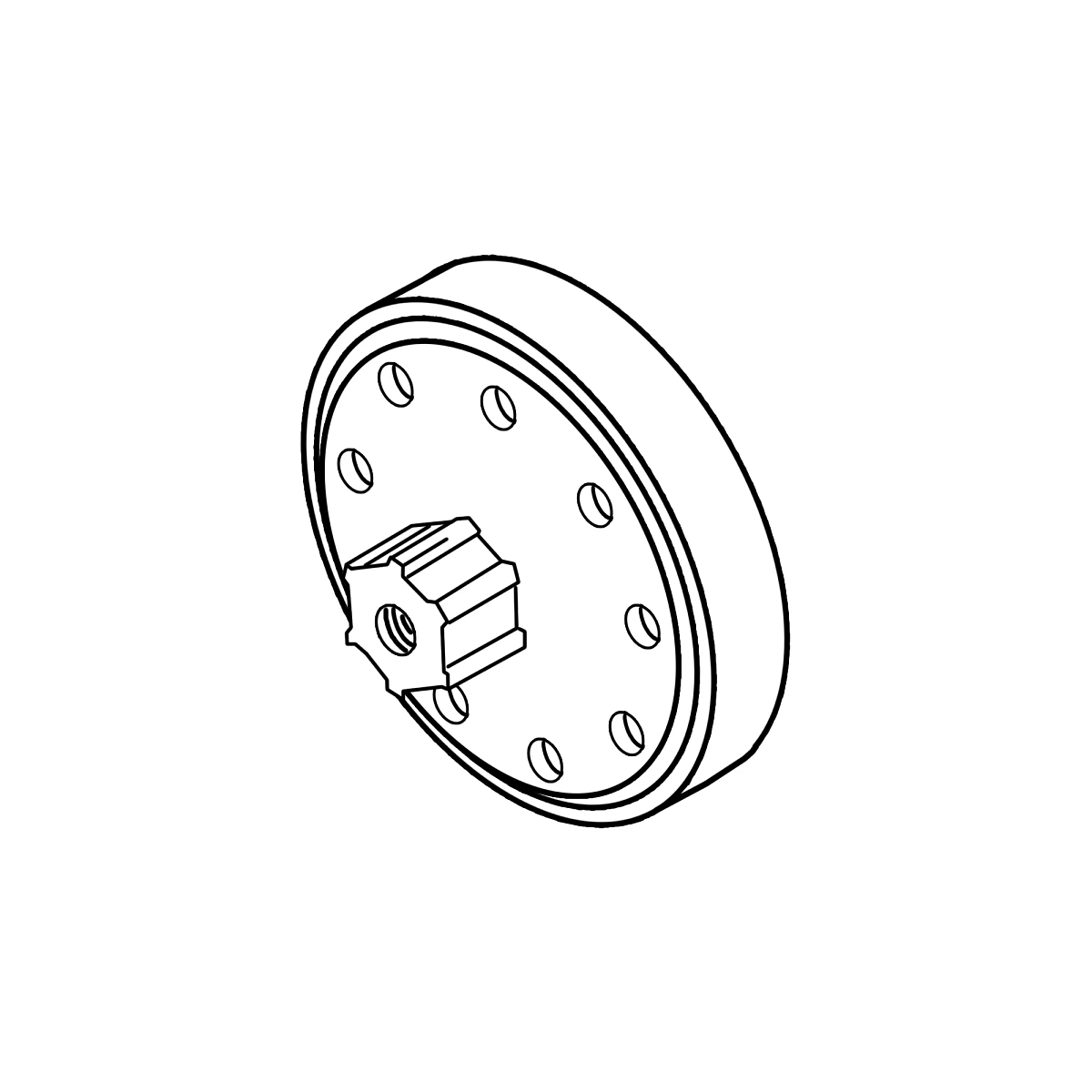Cap, End (Shell Mold)
