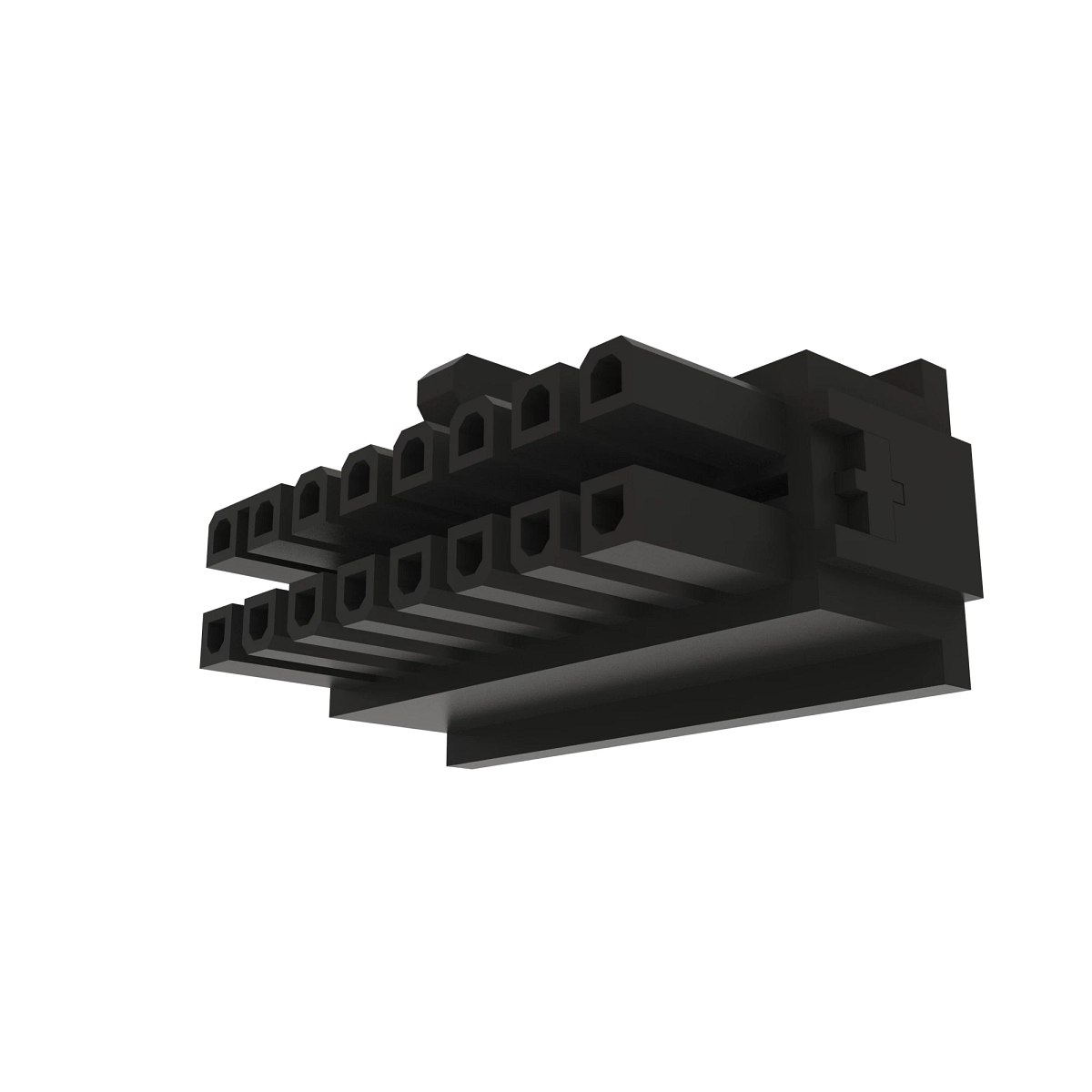 Conn Molex Mfittpa 16W F Blk Plystr