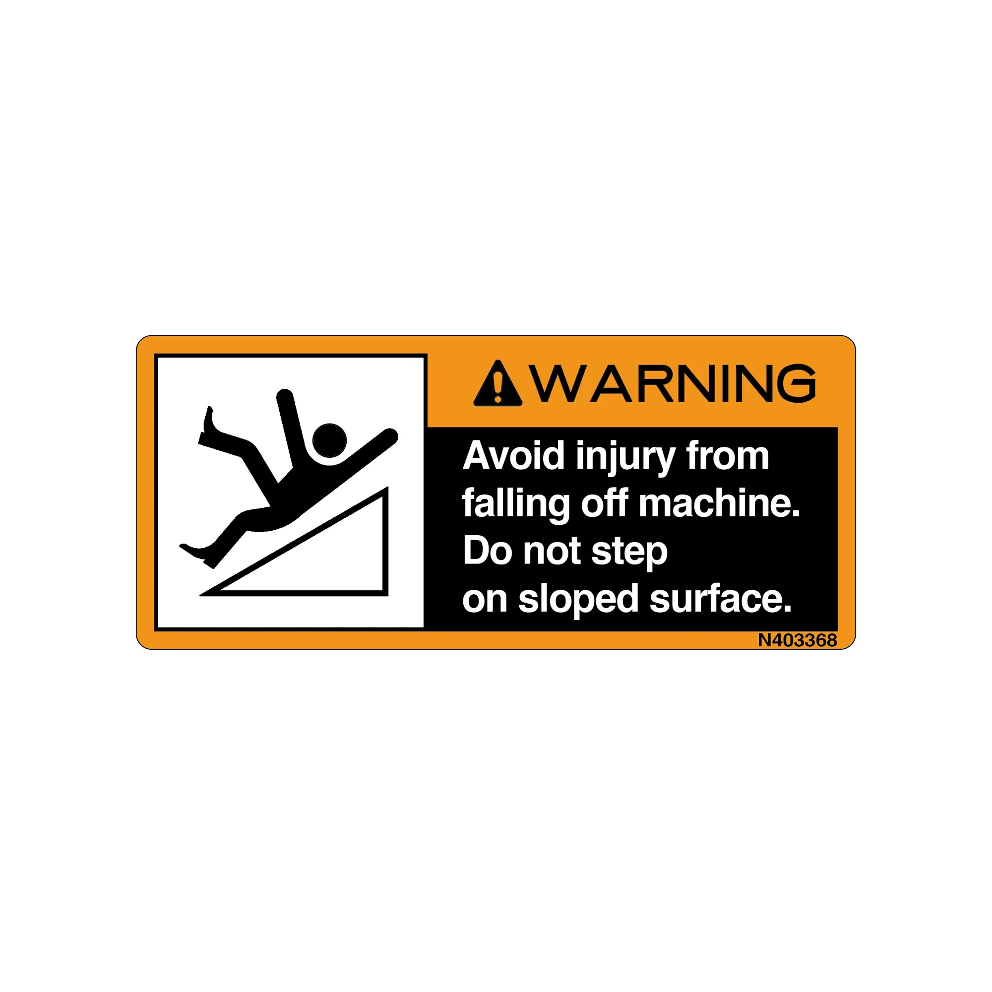 John Deere No Step Label - N403368
