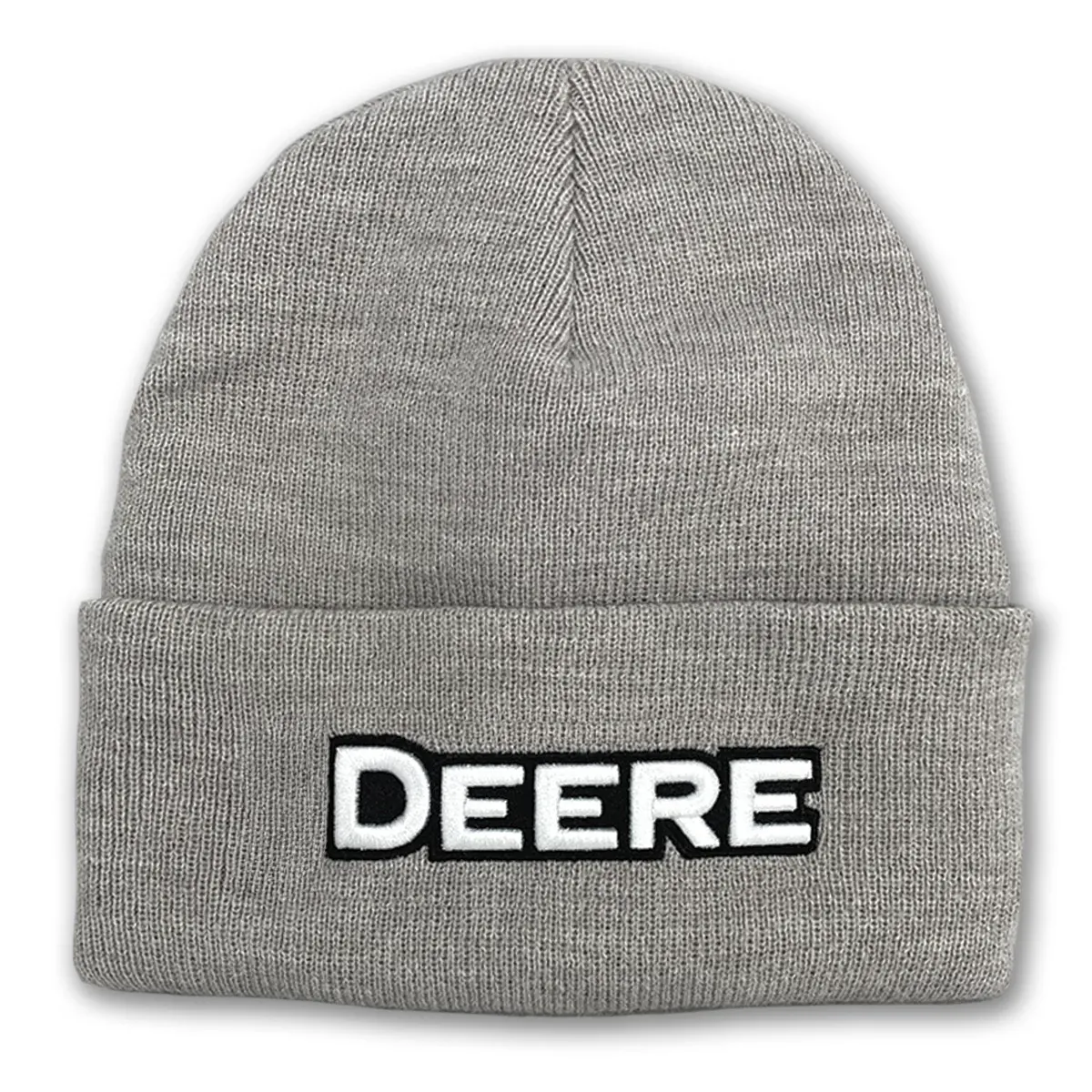 DEERE Cuffed Beanie - Grey