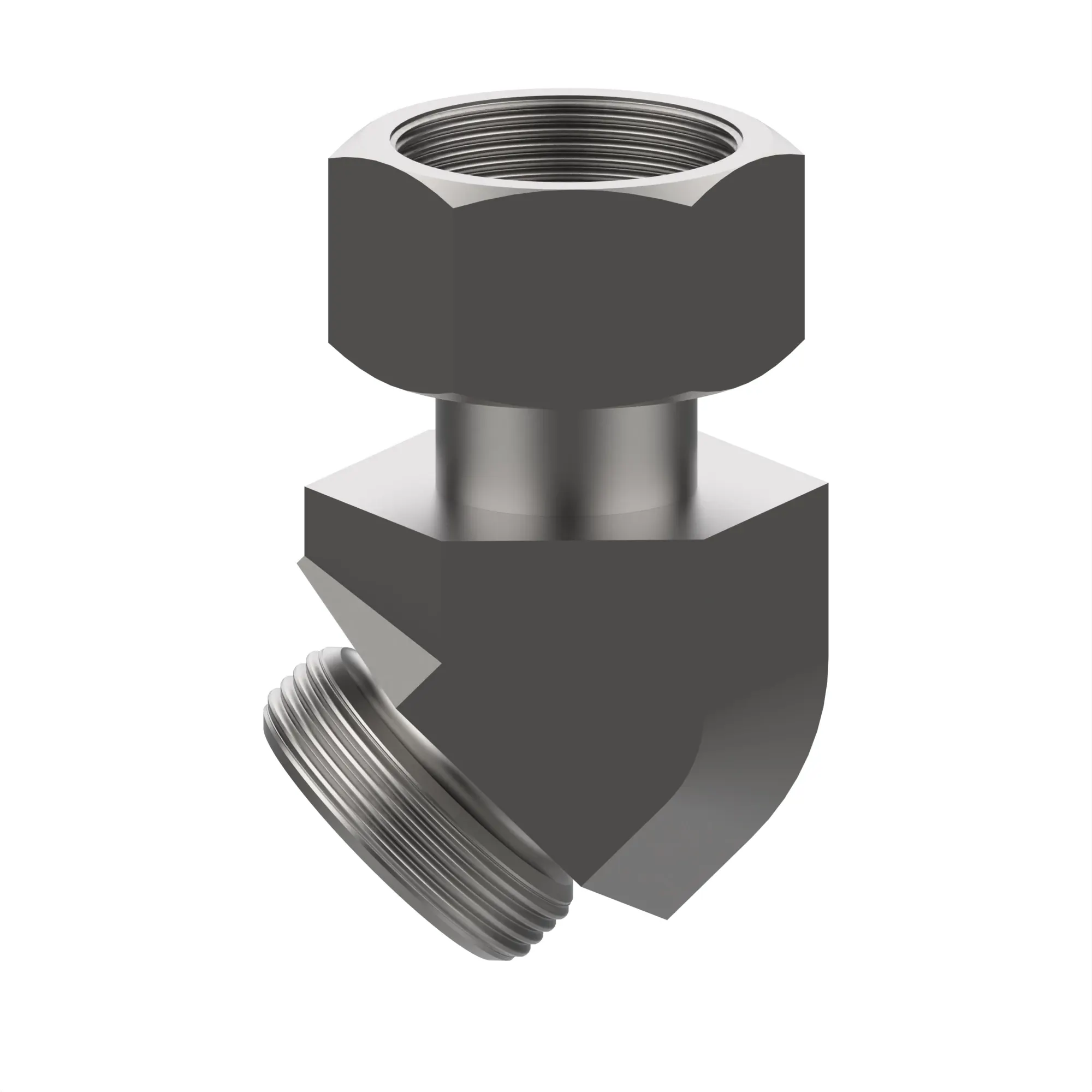45 DEG SWIVEL ELBOW, ORFS (SWE45)