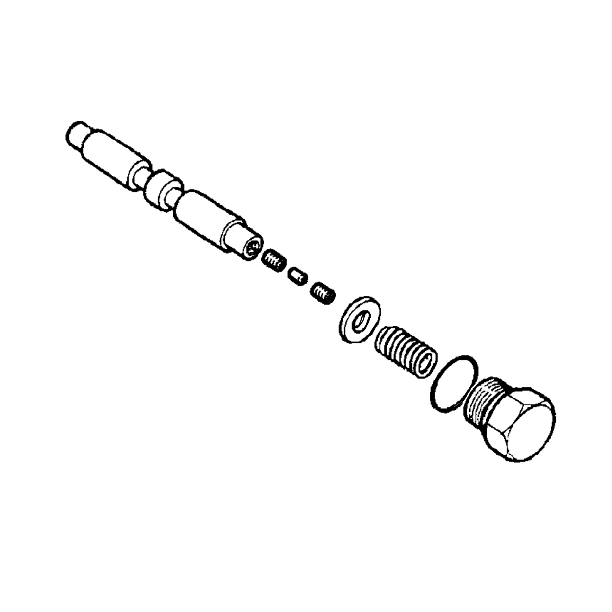 John Deere Track Drive Motor Valve Spool Kit - F434997