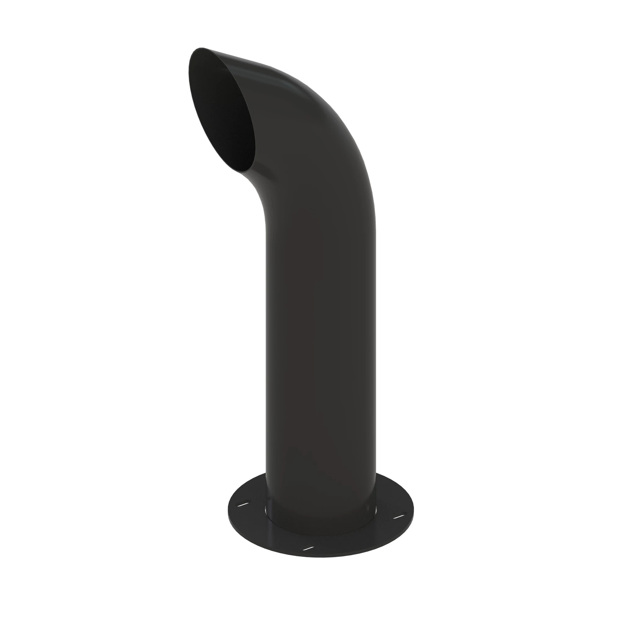 PIPE, EXHAUST(PAINTED BLACK)