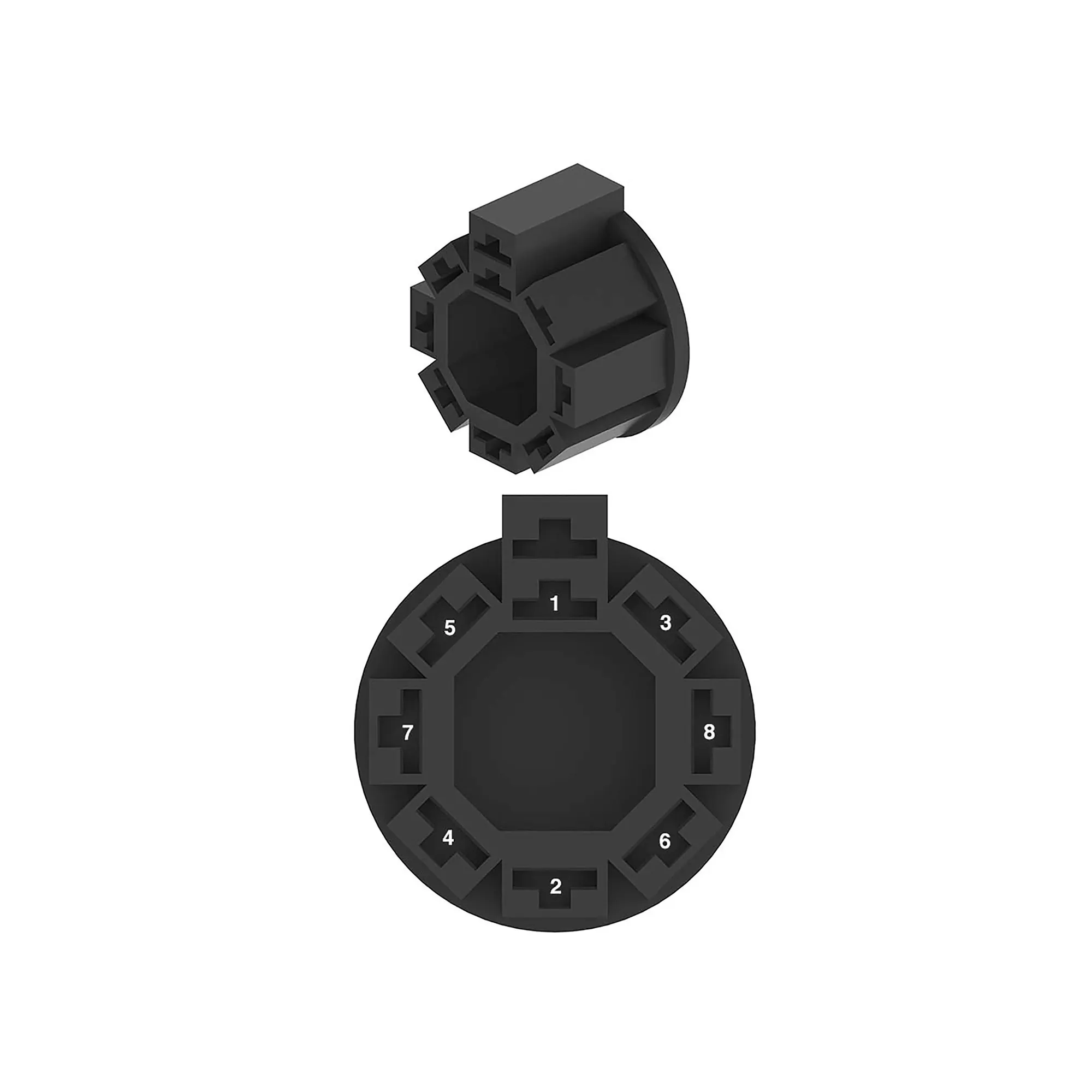 John Deere Elec. Connector Housing - 57M17639