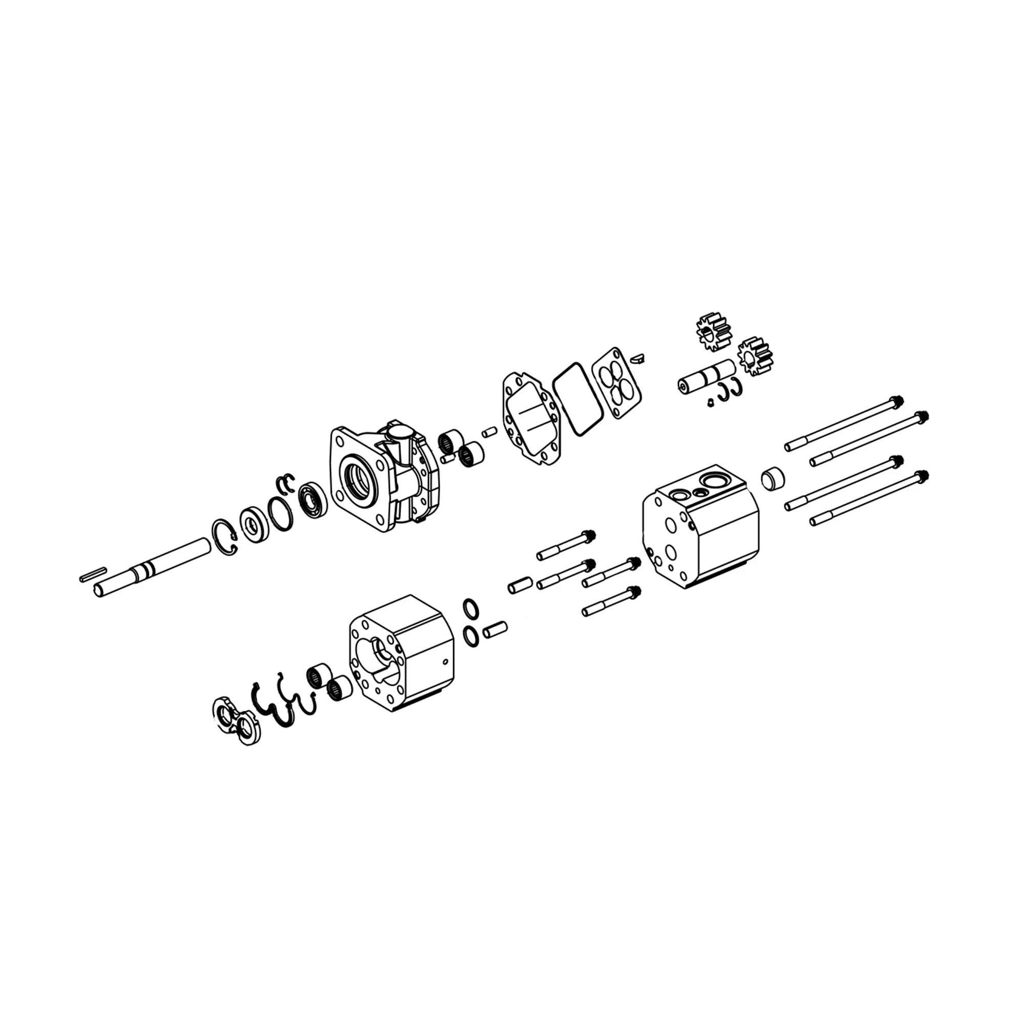 John Deere Hydraulic Pump without Reservoir - AFH202880