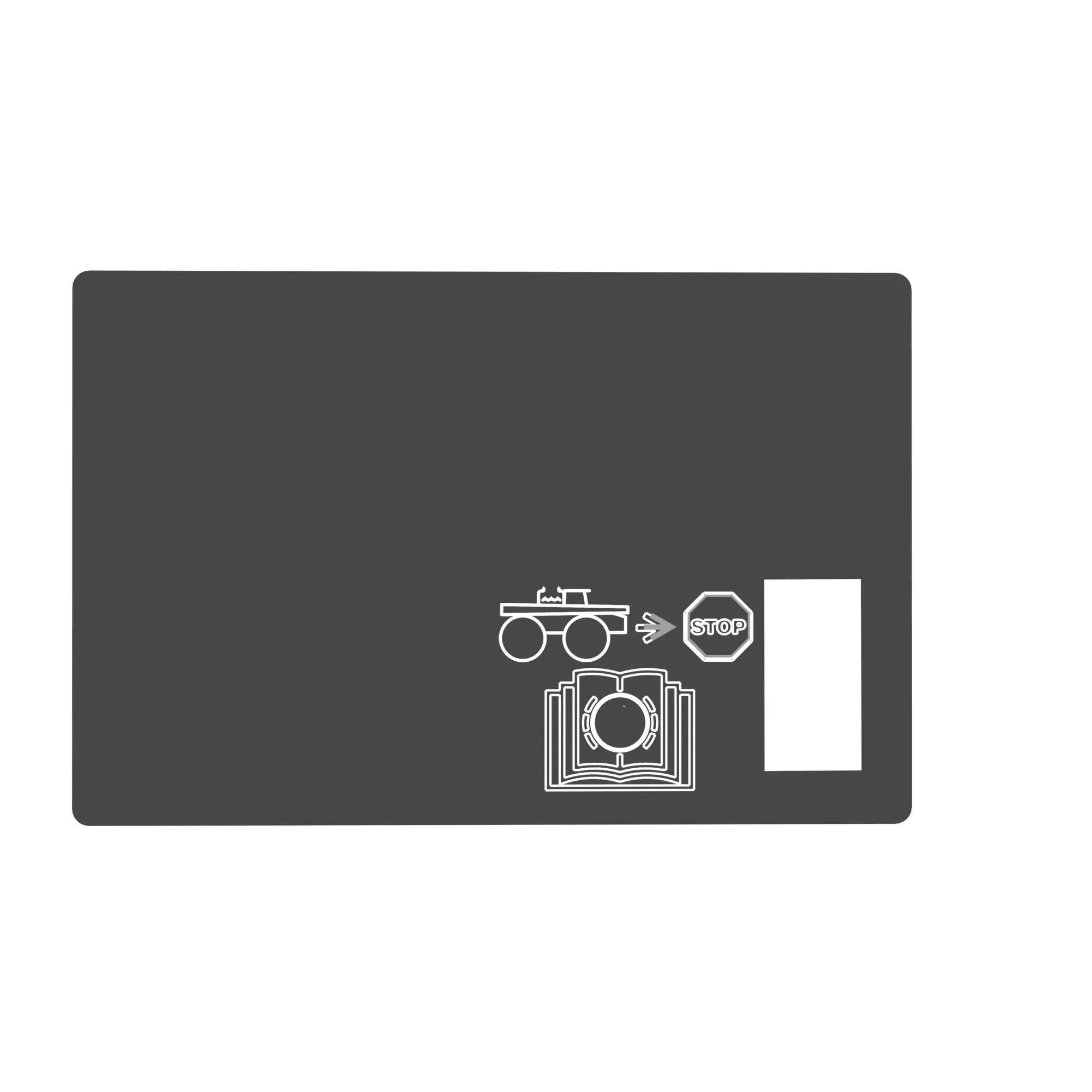 John Deere Rear Panel Label - N400205