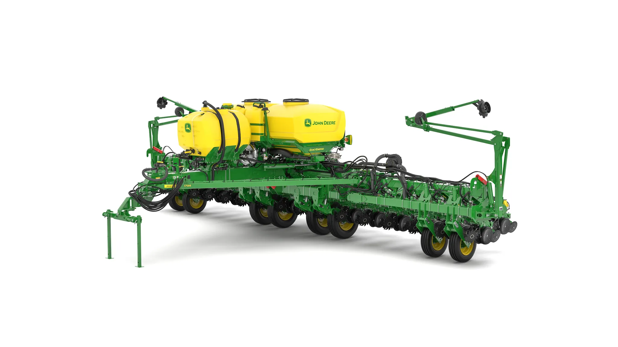 Studio image with front left view of 1795 16-Row Split 31 Planter.