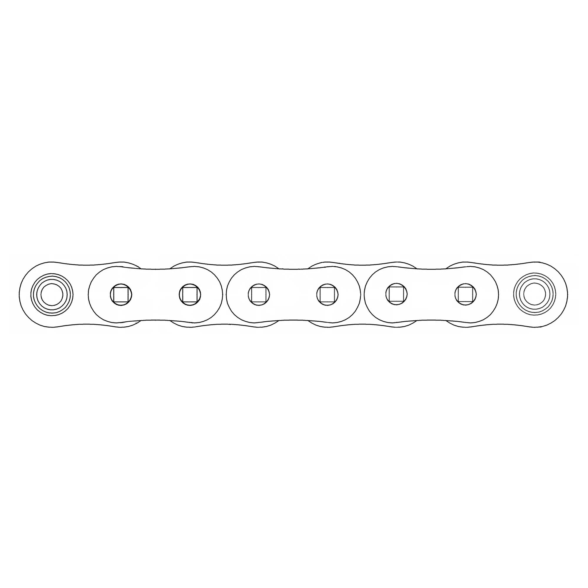 ROLLER CHAIN, PICK UP CHAIN 12-A RC