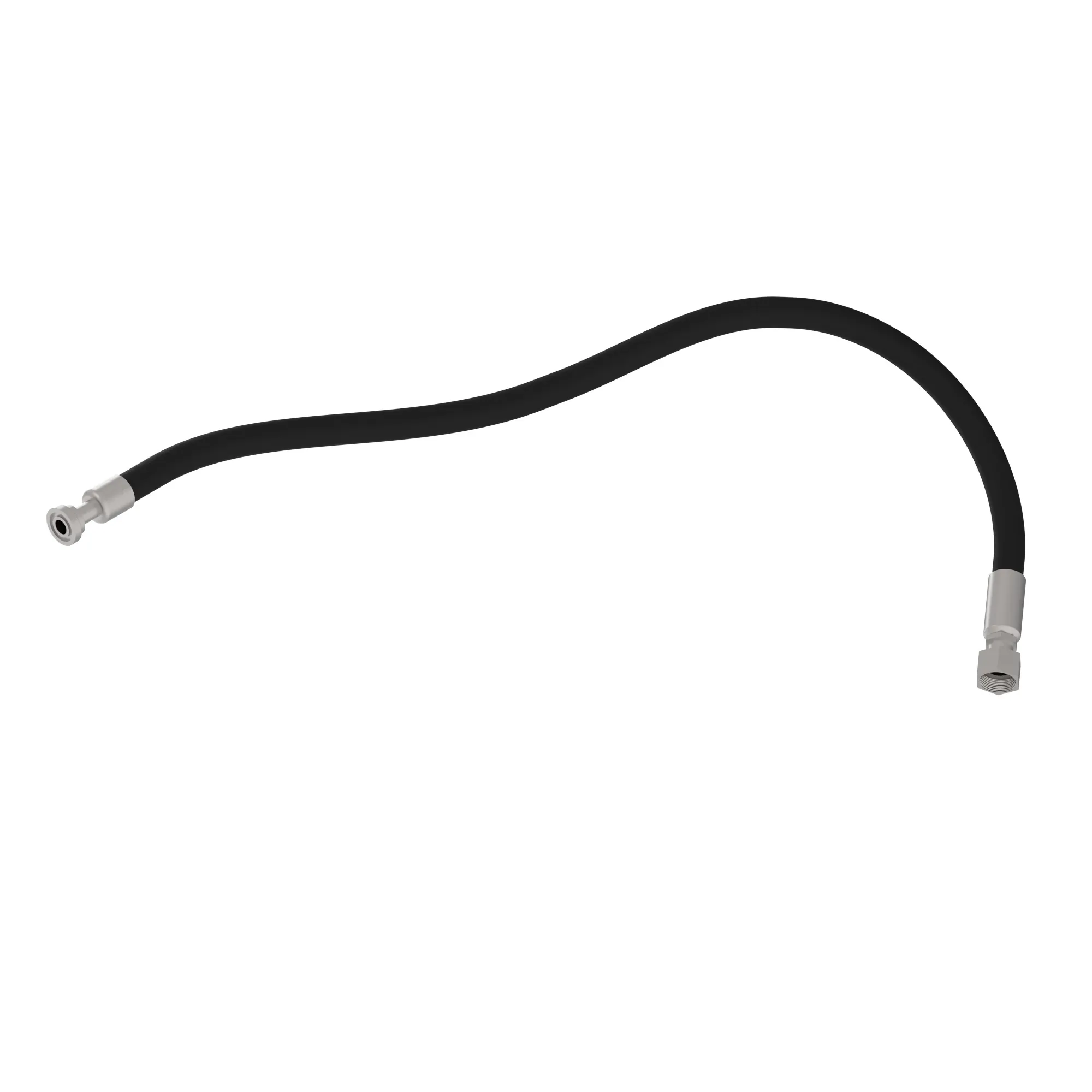 John Deere Cooling Fan Motor to Primary Extractor Pump Hydraulic Hose - AXT21097