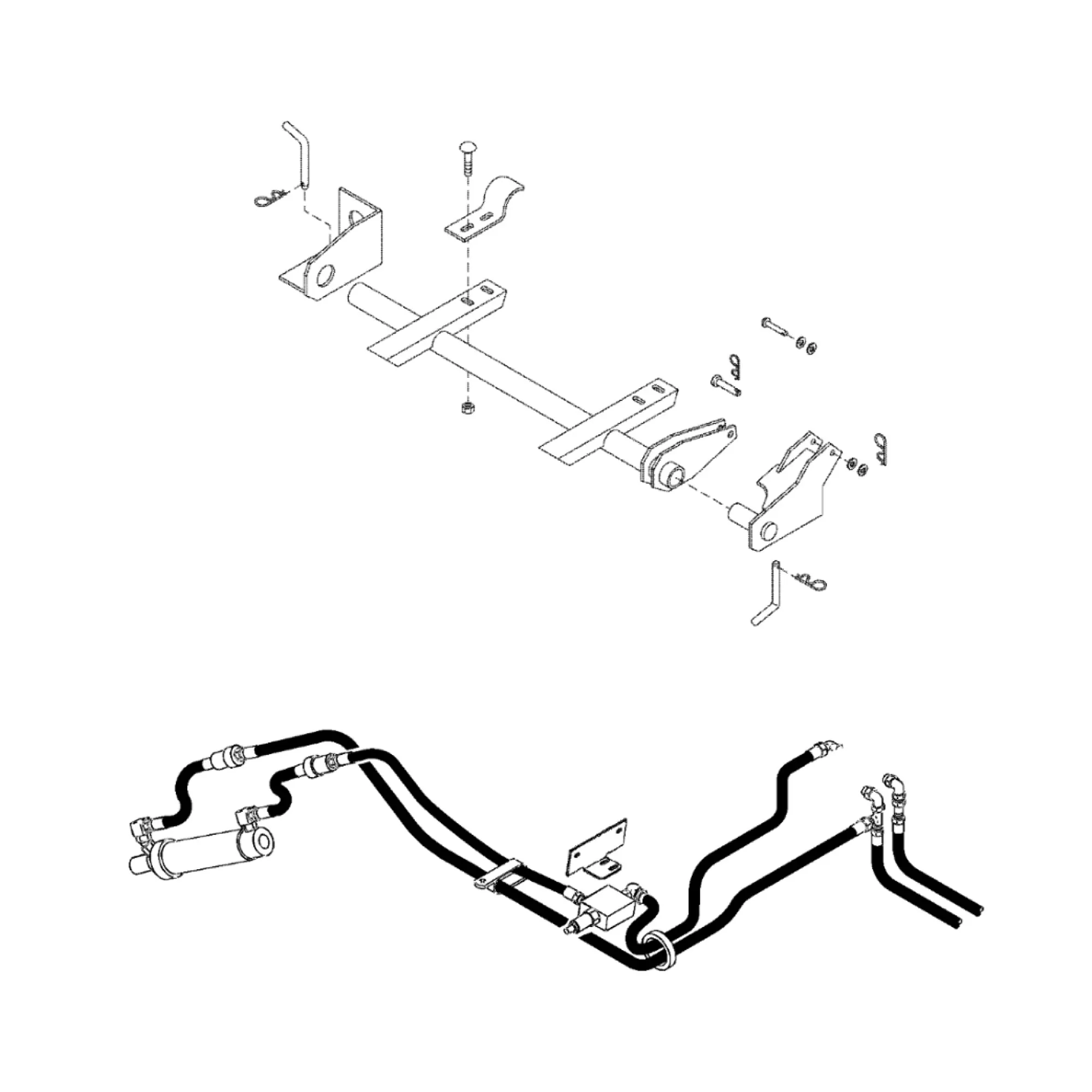 John Deere Hydraulic Bale Ramp Attachment - BE24269