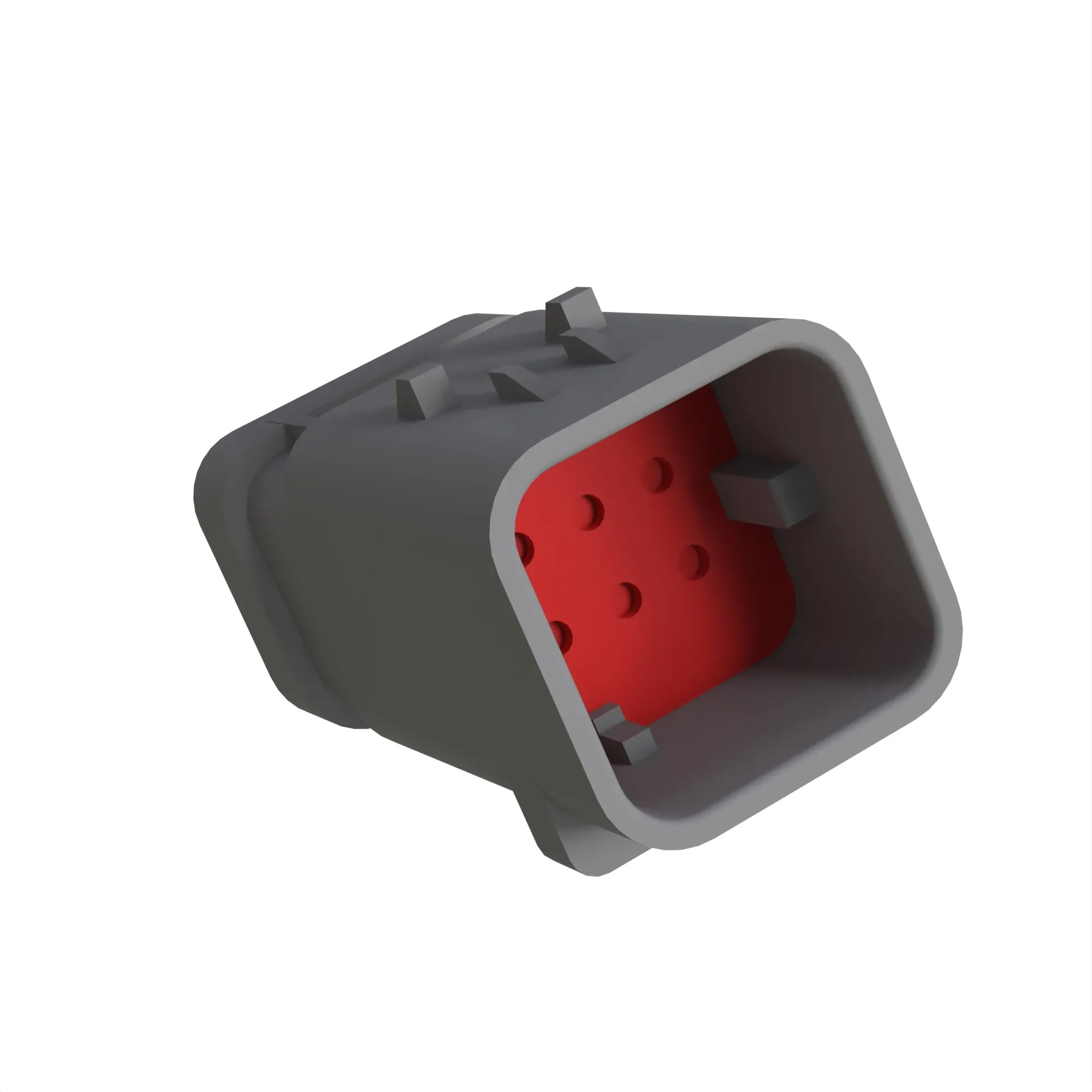 Tyco AMPSEAL16 6W Fem Sld Gry Plst