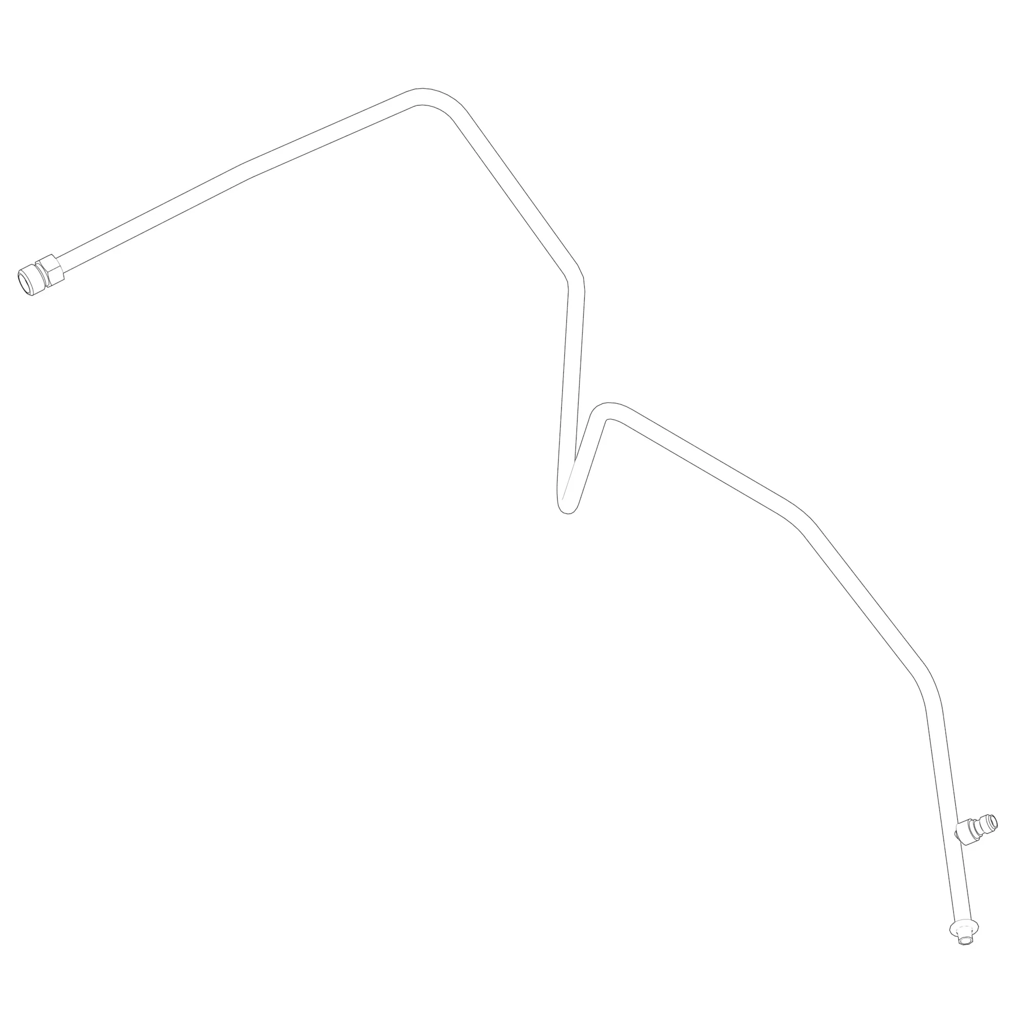 LIQUID LINE
SERVICE TUBE W/O O-RINGS