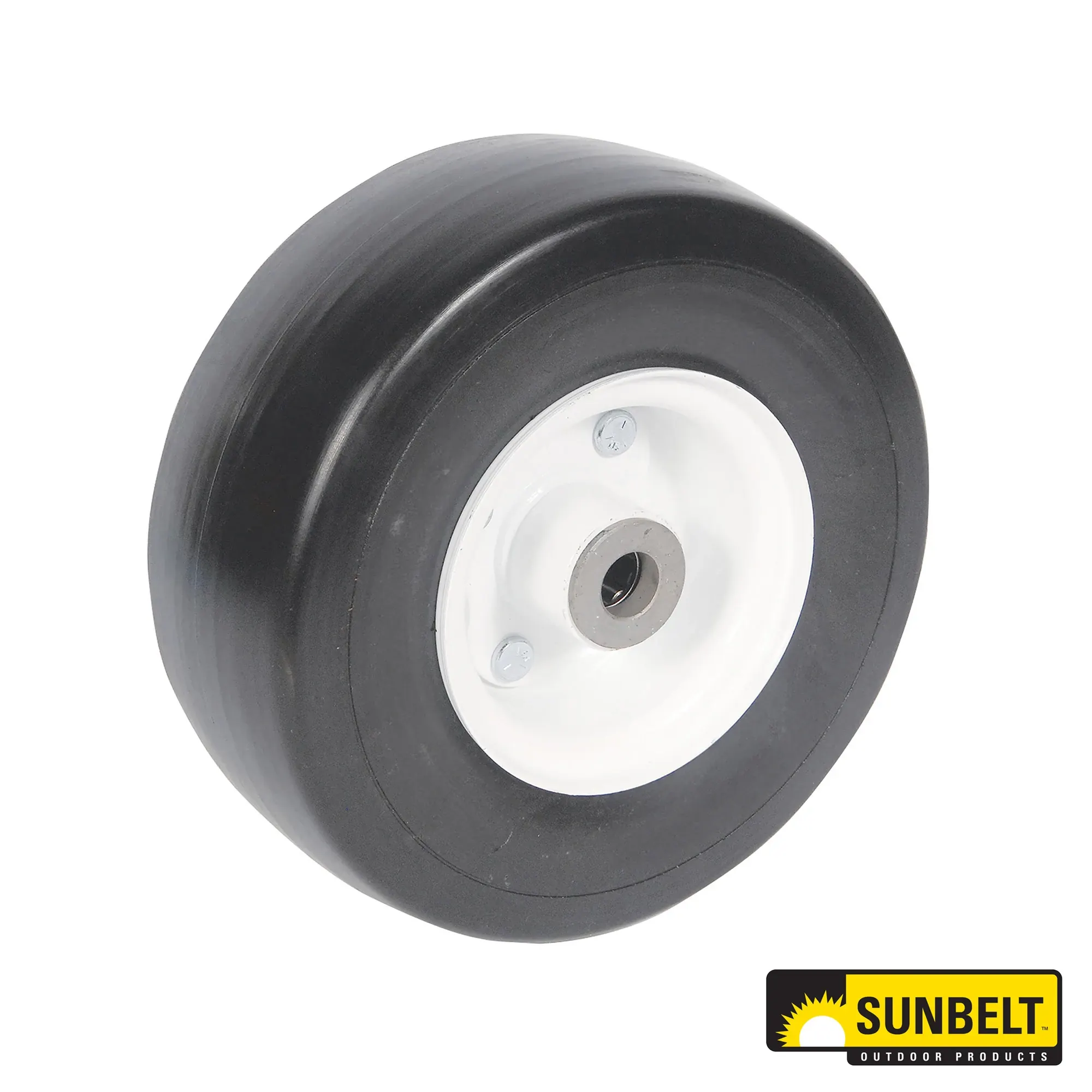 Sunbelt Smooth White Wheel, 9 X 3.5 X 4 - A-B1CO106