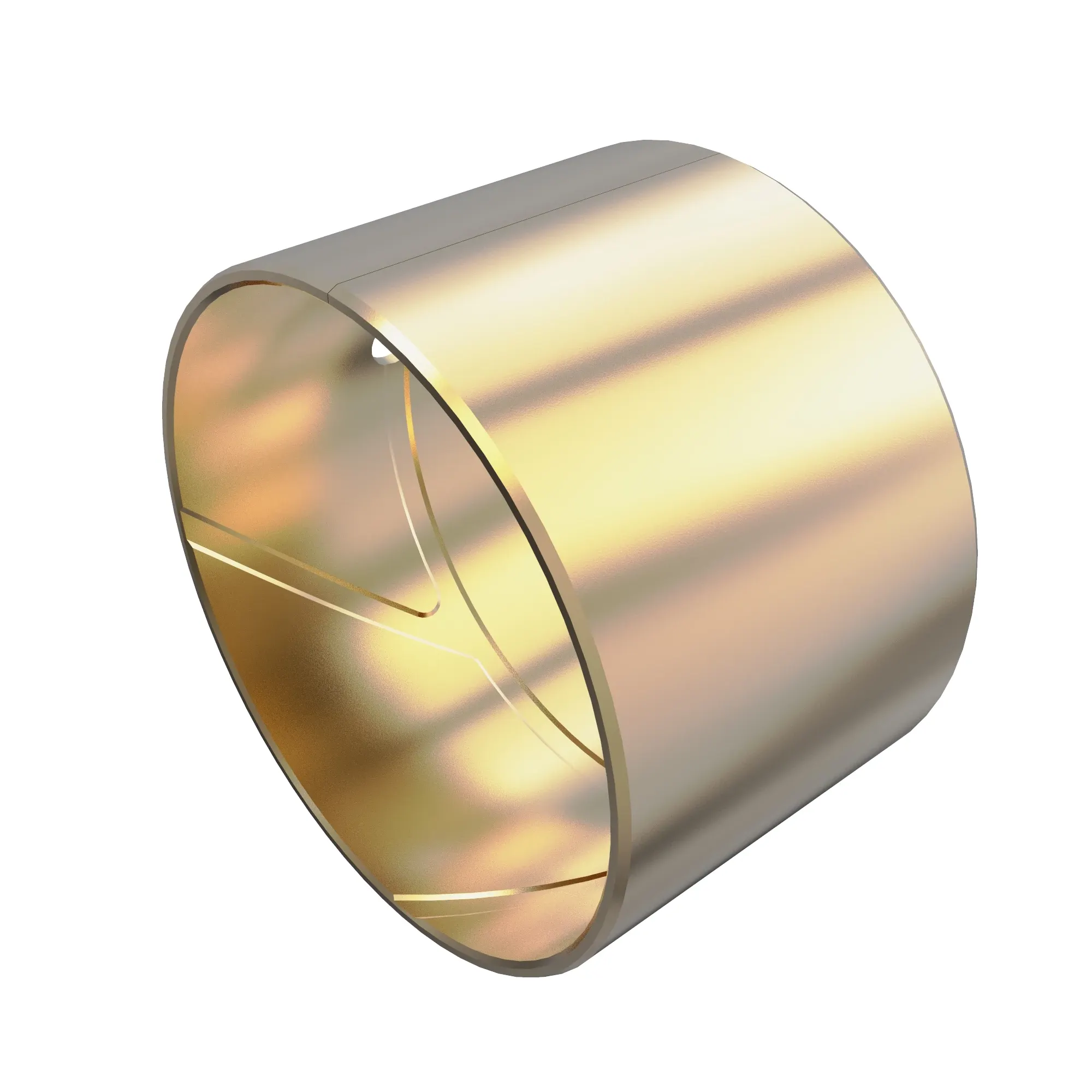 John Deere Cylindrical Alloy Bushing with Hole - KK12811