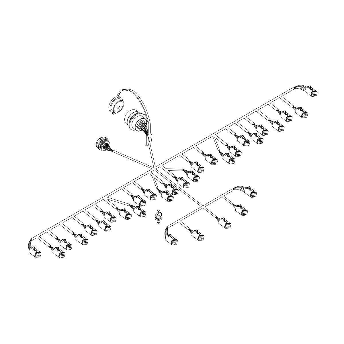 John Deere Row Unit Wiring Harness - AA71518