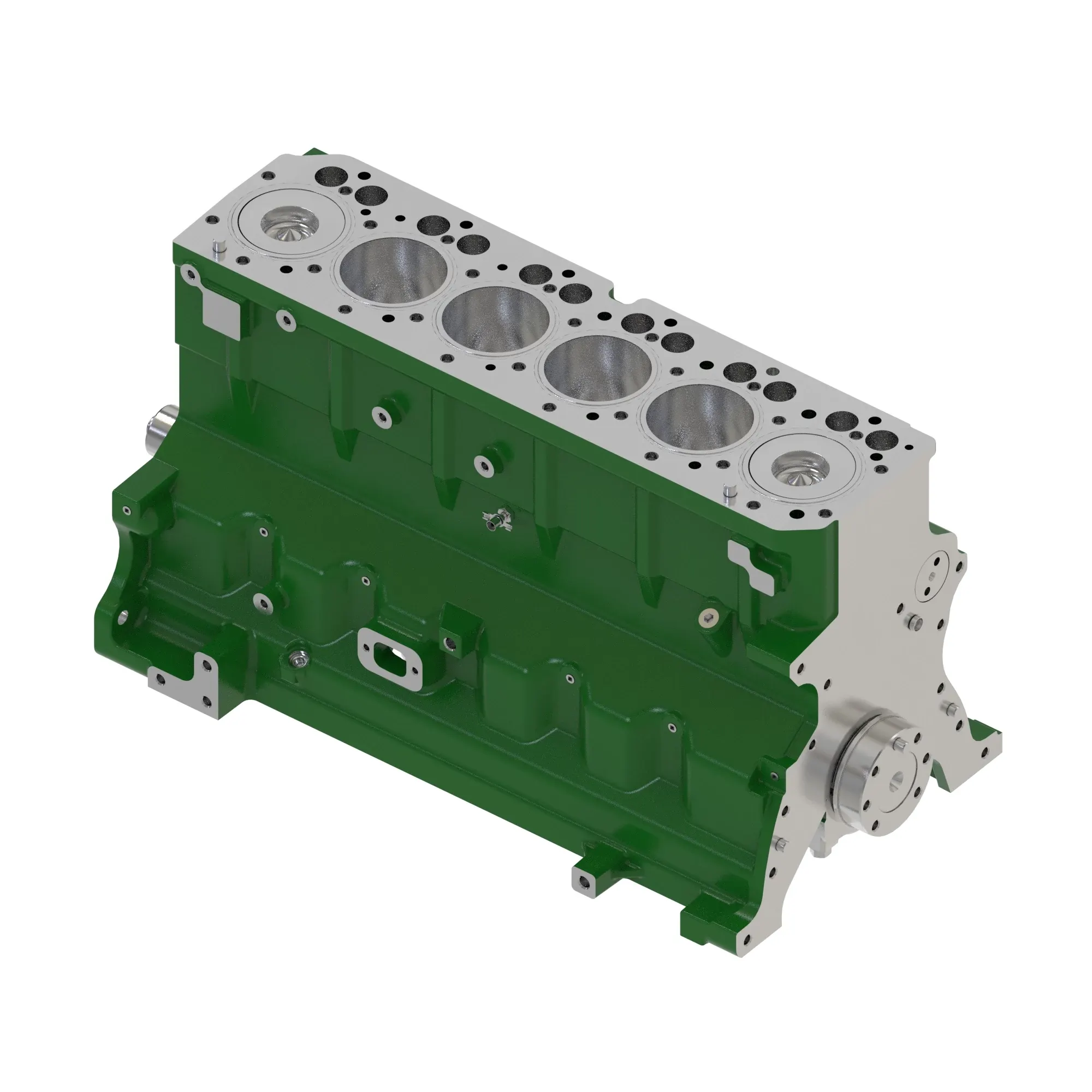 John Deere Short Block Assembly, 6.8 Liter - RE571655