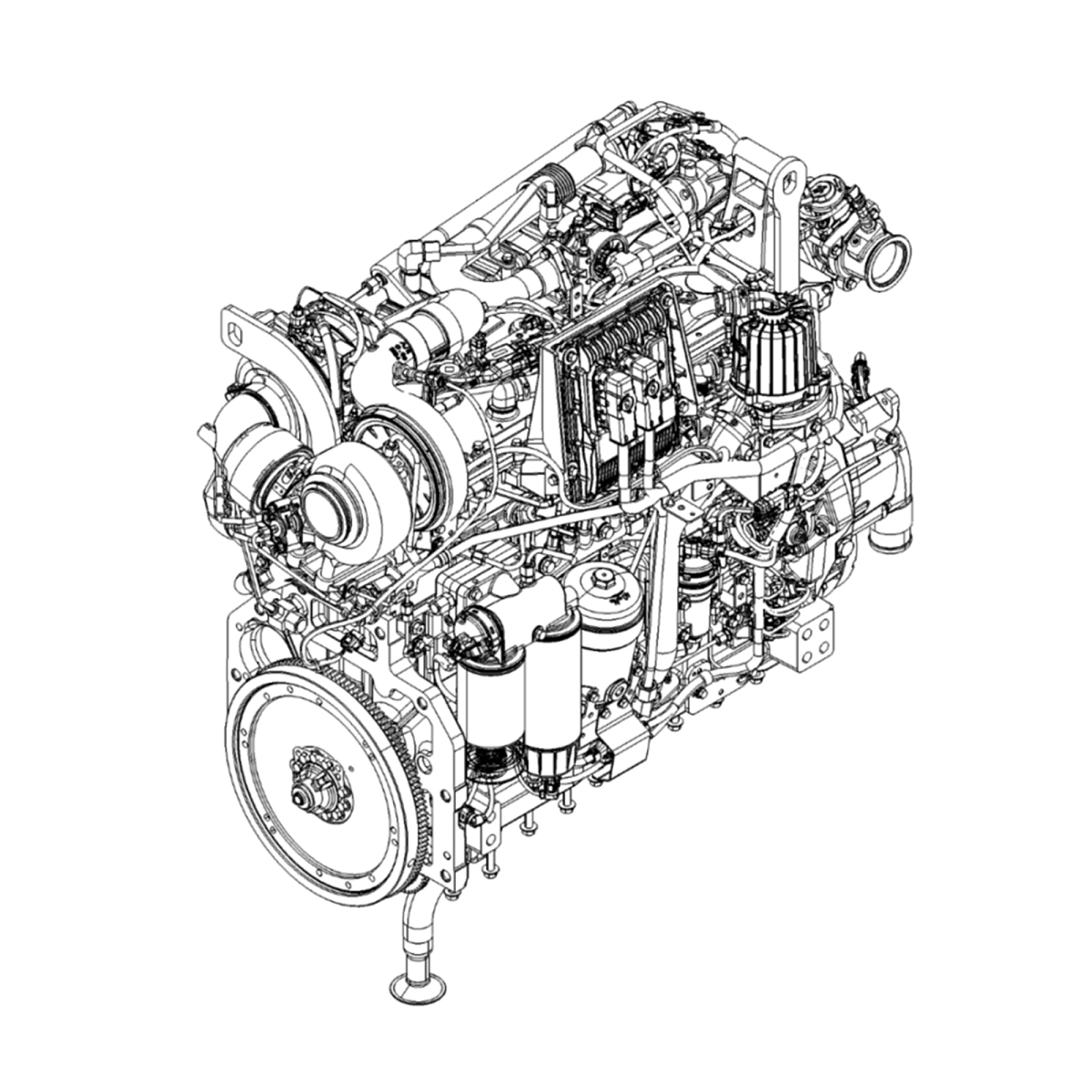 John Deere Reman REMAN Diesel Engine, 9 Liter, IT4 - SE502650