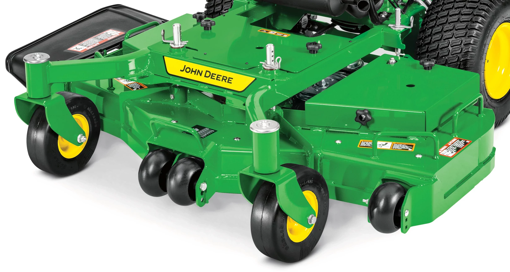 Studio image of R-Series commercial walk-behind mowing equipment deck