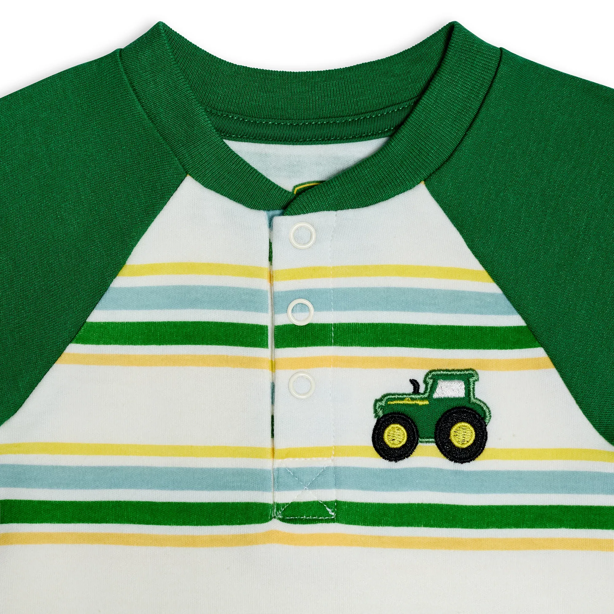 Infants Tractor Stripe Romper