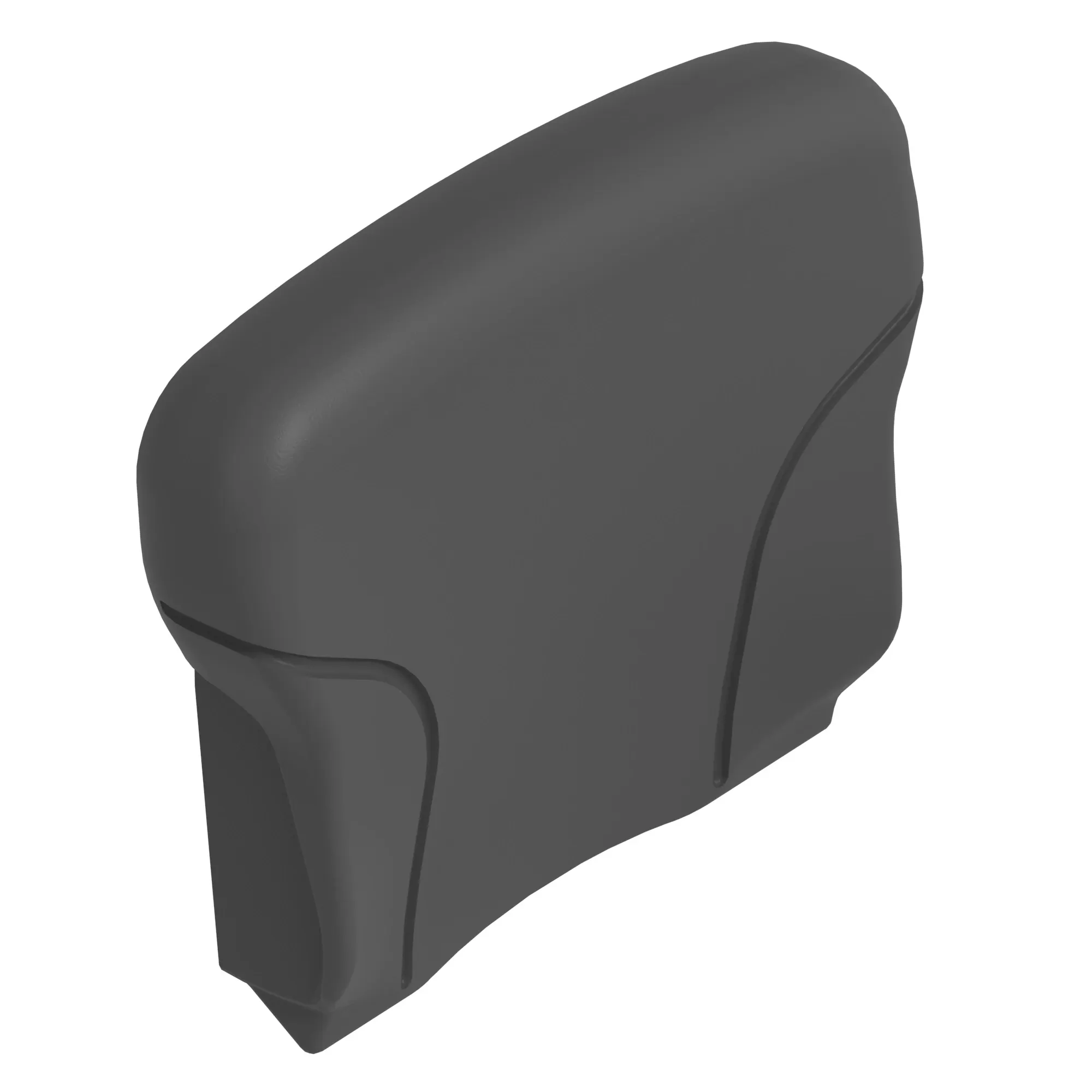 John Deere Grey Vinyl Bottom Seat Cushion - AT221015