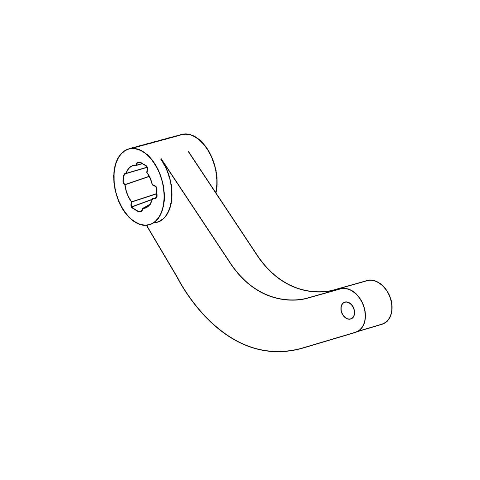 John Deere Steering Shaft Arm - L27094