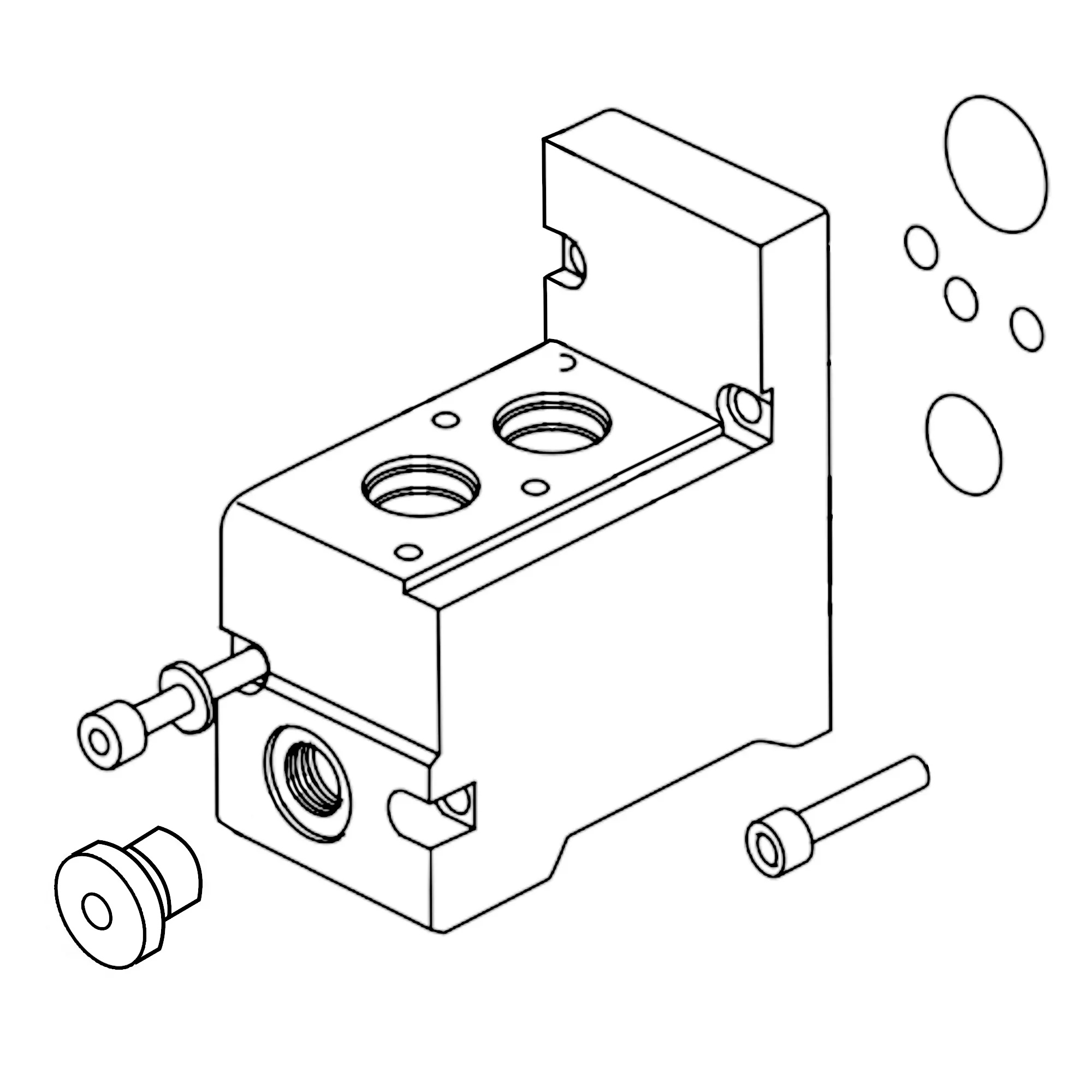 John Deere Valve Section Cap Kit - AT424623
