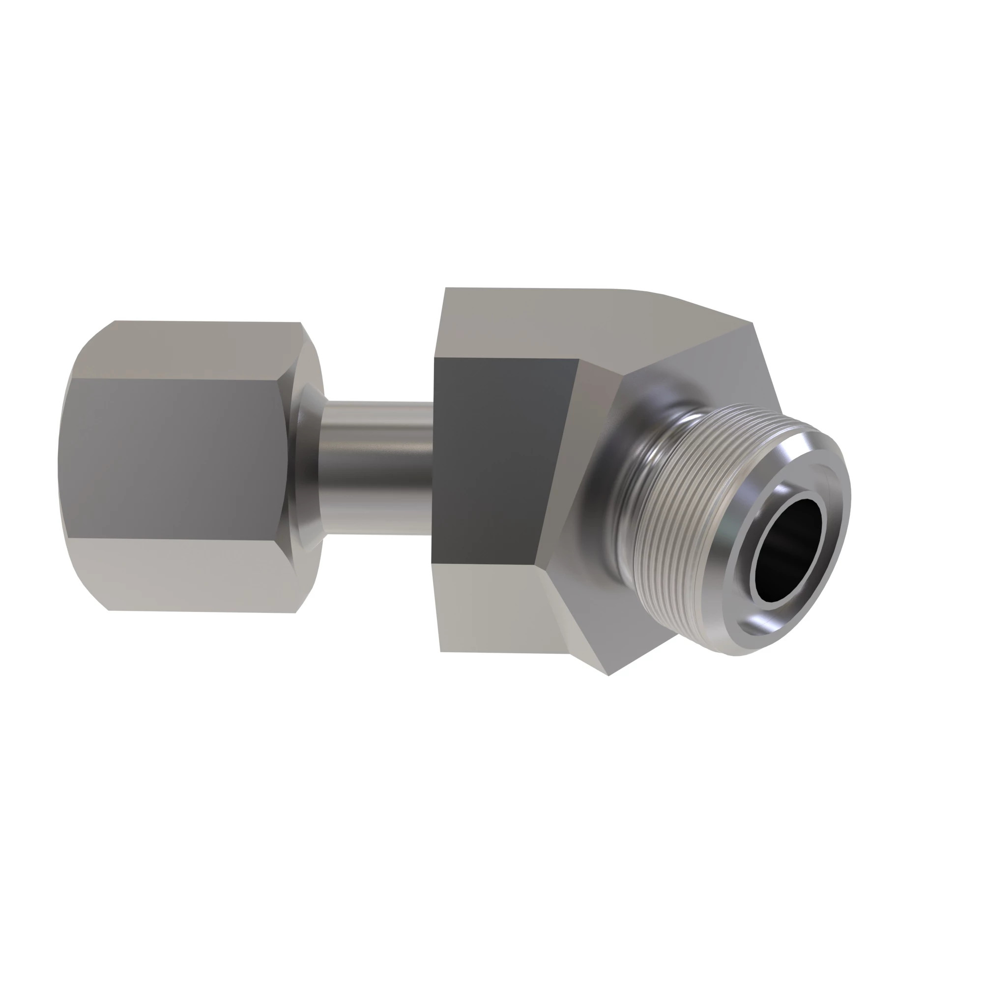 45 DEG SWIVEL ELBOW, ORFS (SWE45)