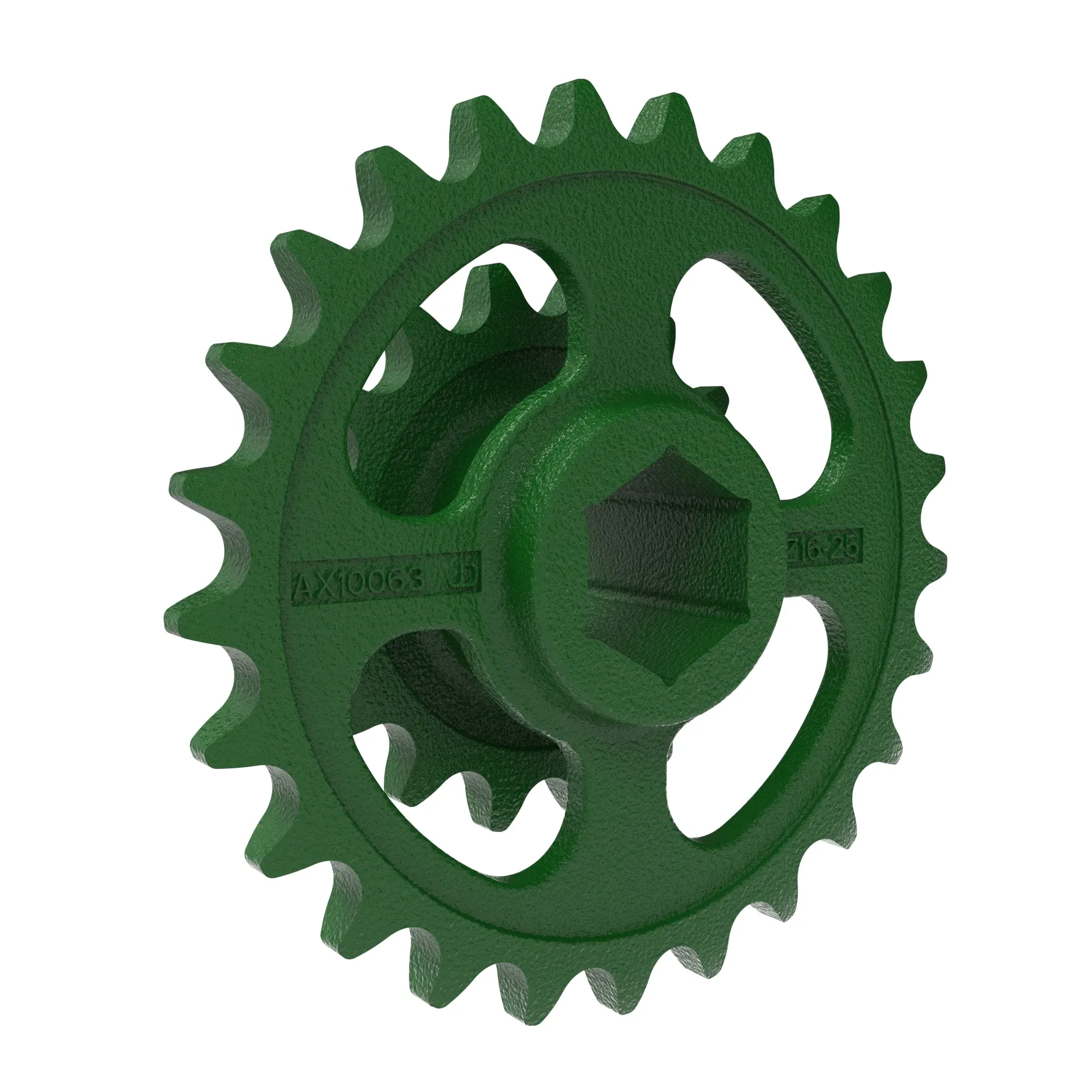John Deere Double Chain Sprocket, 16 and 25 Teeth - AX10063