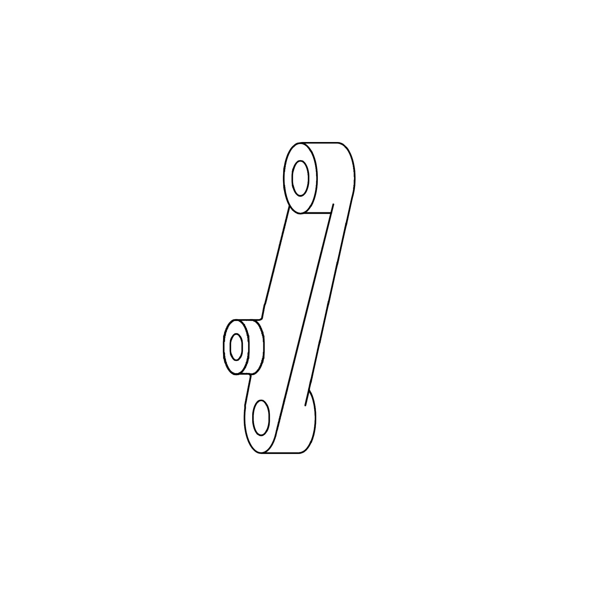 John Deere Intermediate Shaft Drive Tightener Arm - AH86836