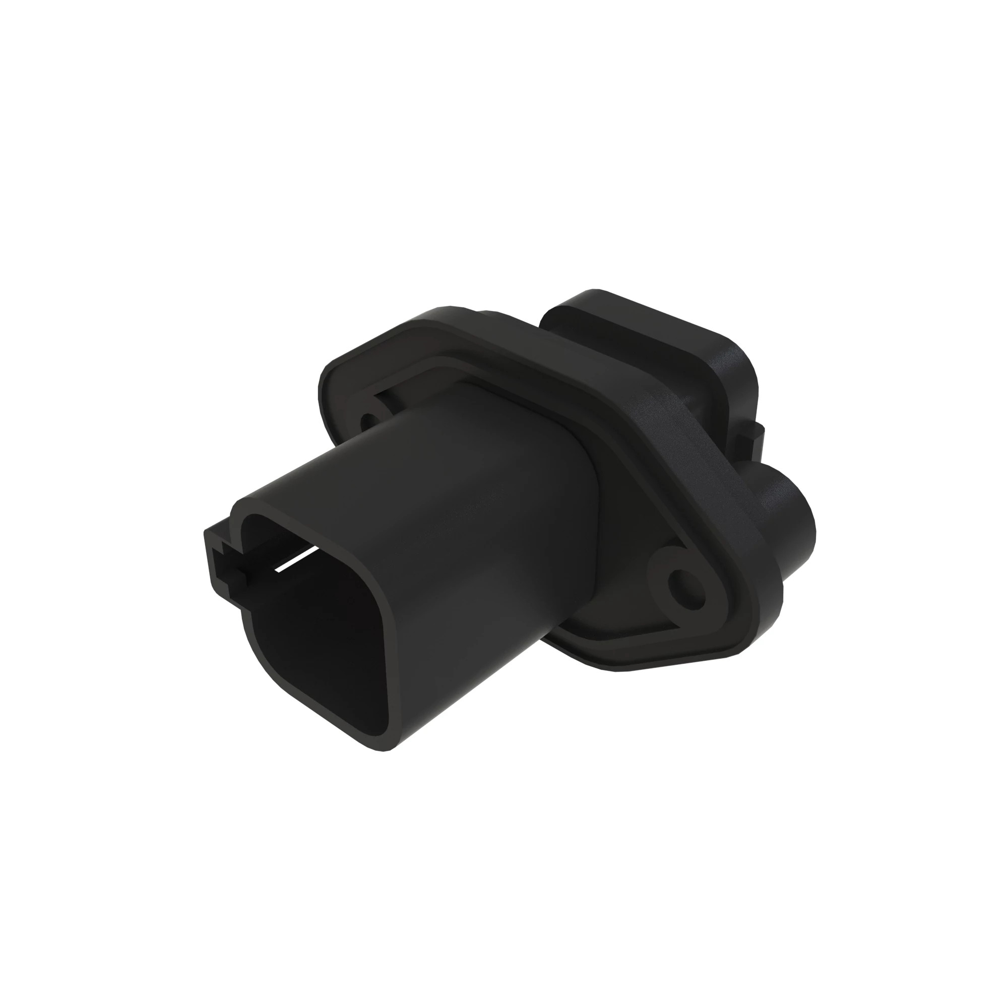 CONN DEUTSCH DT 6W FS BLK PLSTC