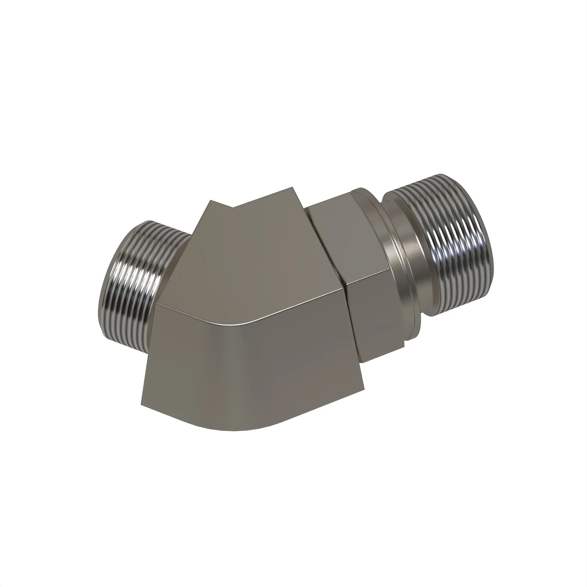 45 DEG ADJ STUD ELBOW (SDE45), ORFS