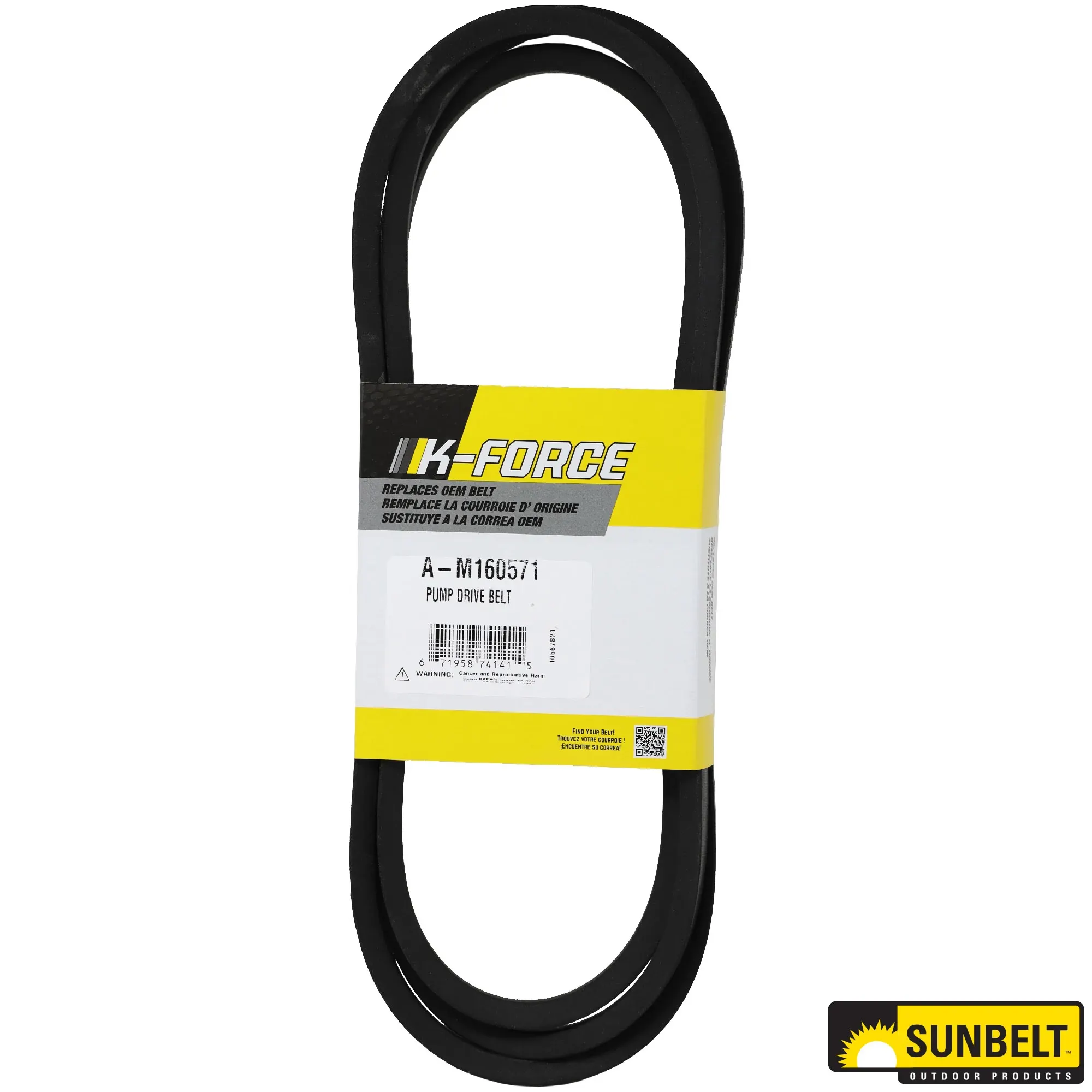 John Deere OEM V-Belt M160956 - Genuine Replacement For Zero Turn Mowers